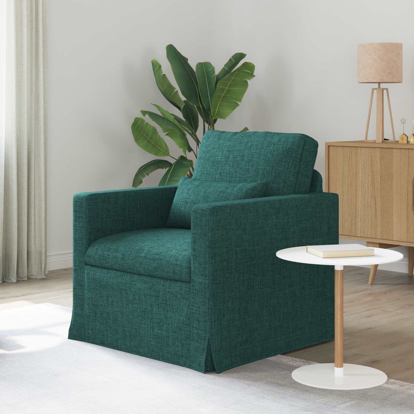 Bank Donkergroen 78 x 78 x 80 cm Stof is nu te koop bij PeponiXL, paradijselijk wonen!
