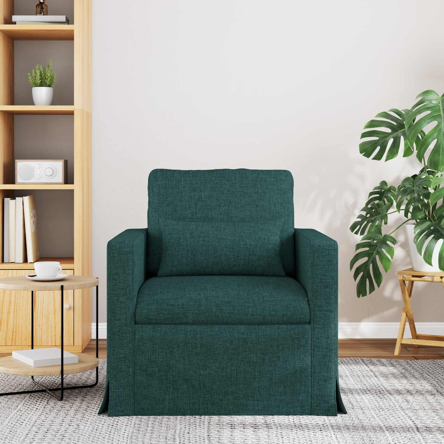 Bank Donkergroen 78 x 78 x 80 cm Stof is nu te koop bij PeponiXL, paradijselijk wonen!