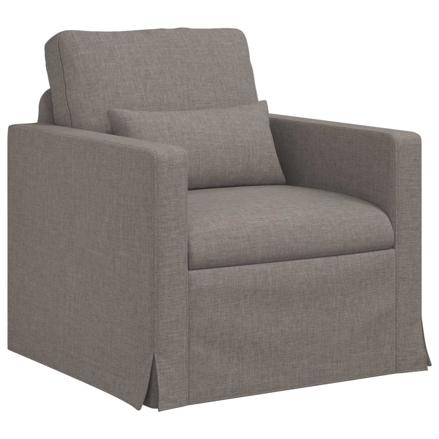 Bank Taupe 78 x 78 x 80 cm Stof is nu te koop bij PeponiXL, paradijselijk wonen!