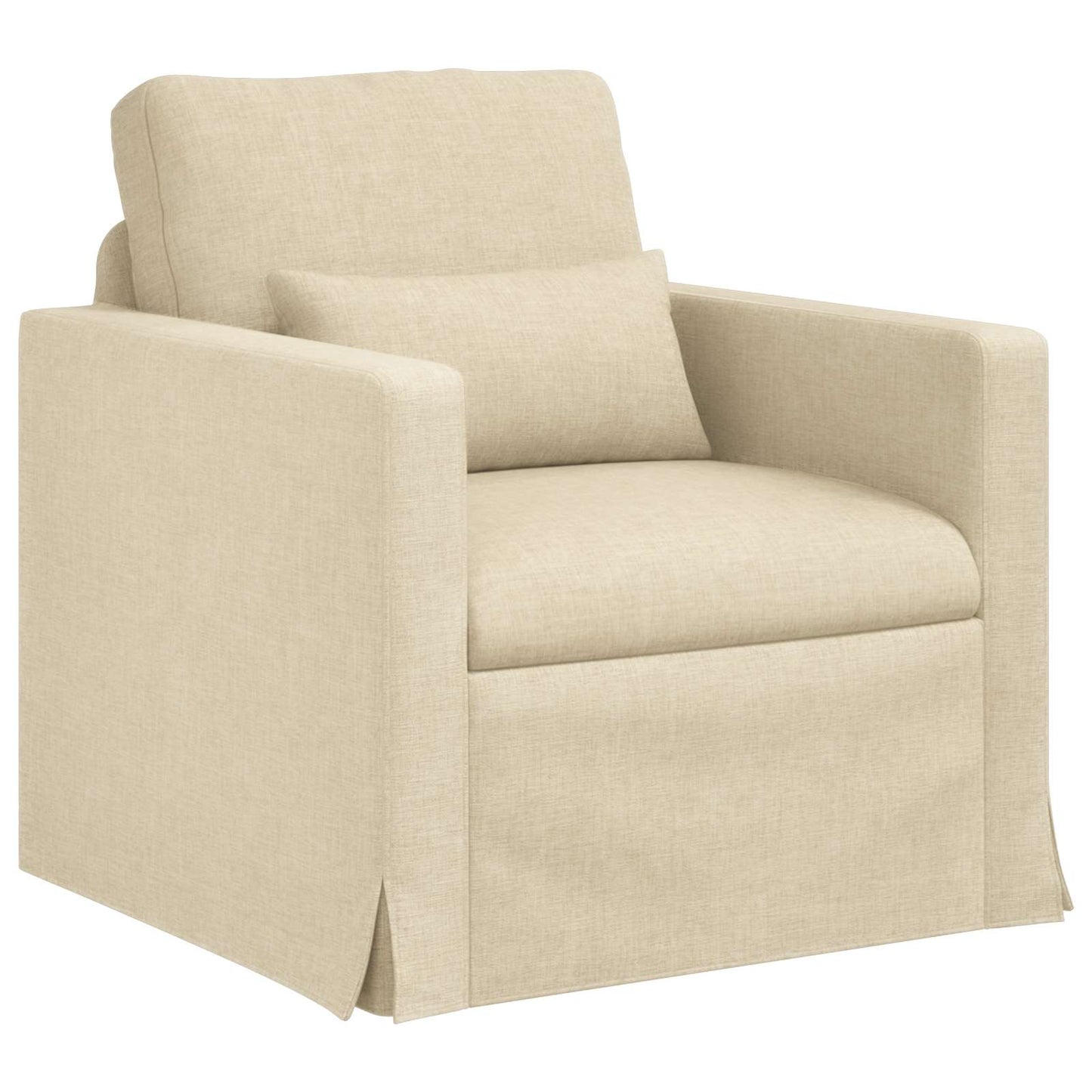 Bank Crème 78 x 78 x 80 cm Stof is nu te koop bij PeponiXL, paradijselijk wonen!