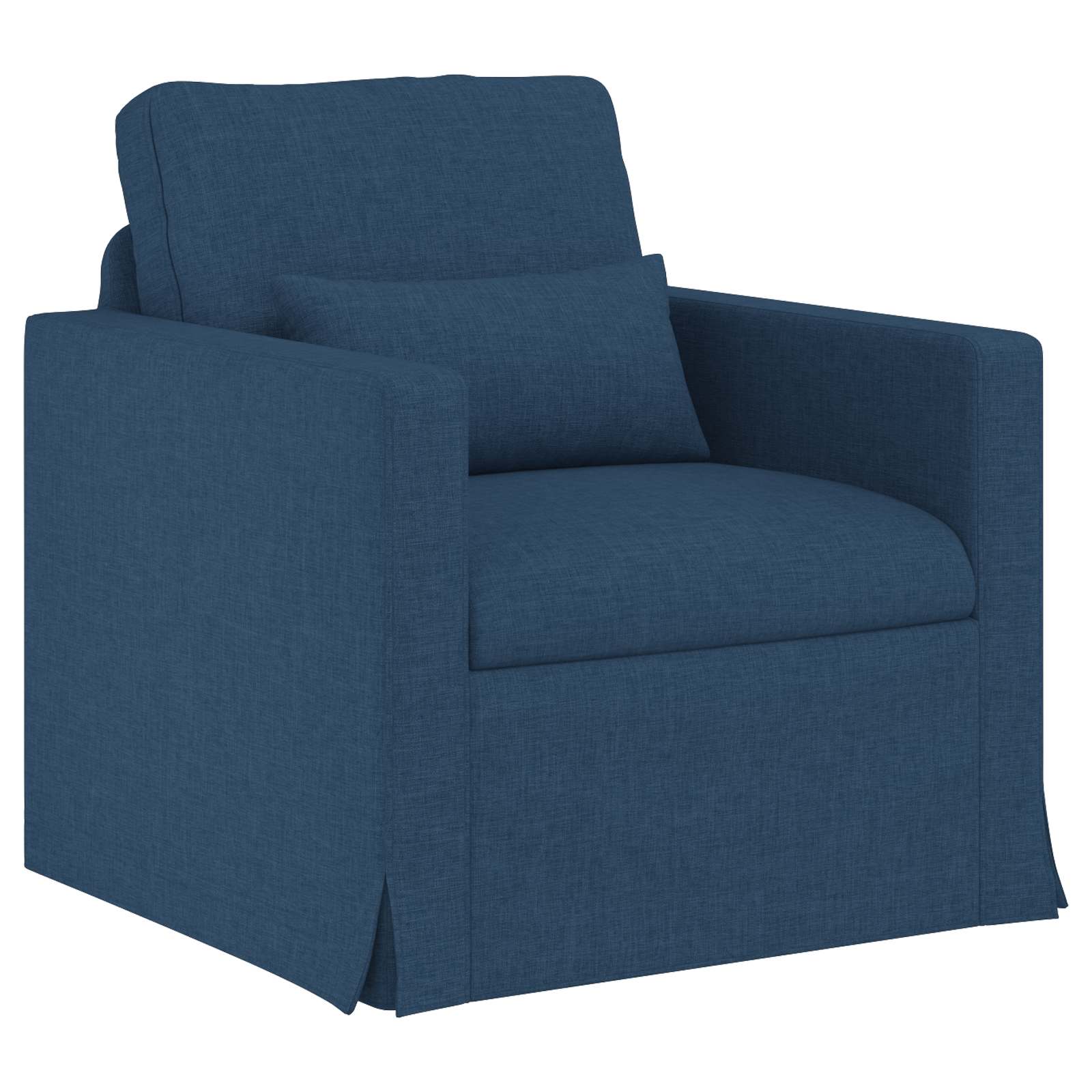 Bank Blauw 78 x 78 x 80 cm Stof is nu te koop bij PeponiXL, paradijselijk wonen!