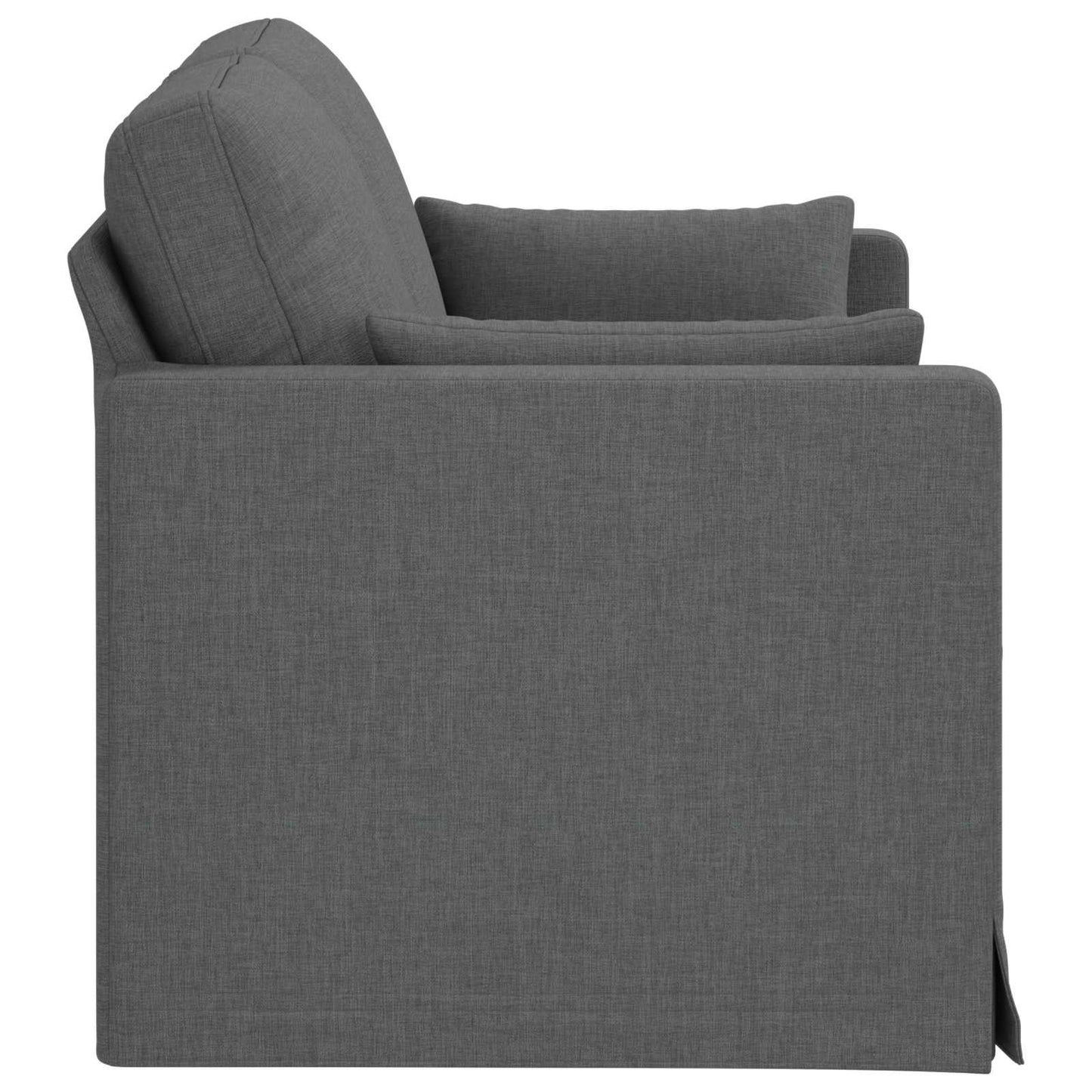 Bank Donkergrijs 139 x 78 x 80 cm Stof is nu te koop bij PeponiXL, paradijselijk wonen!