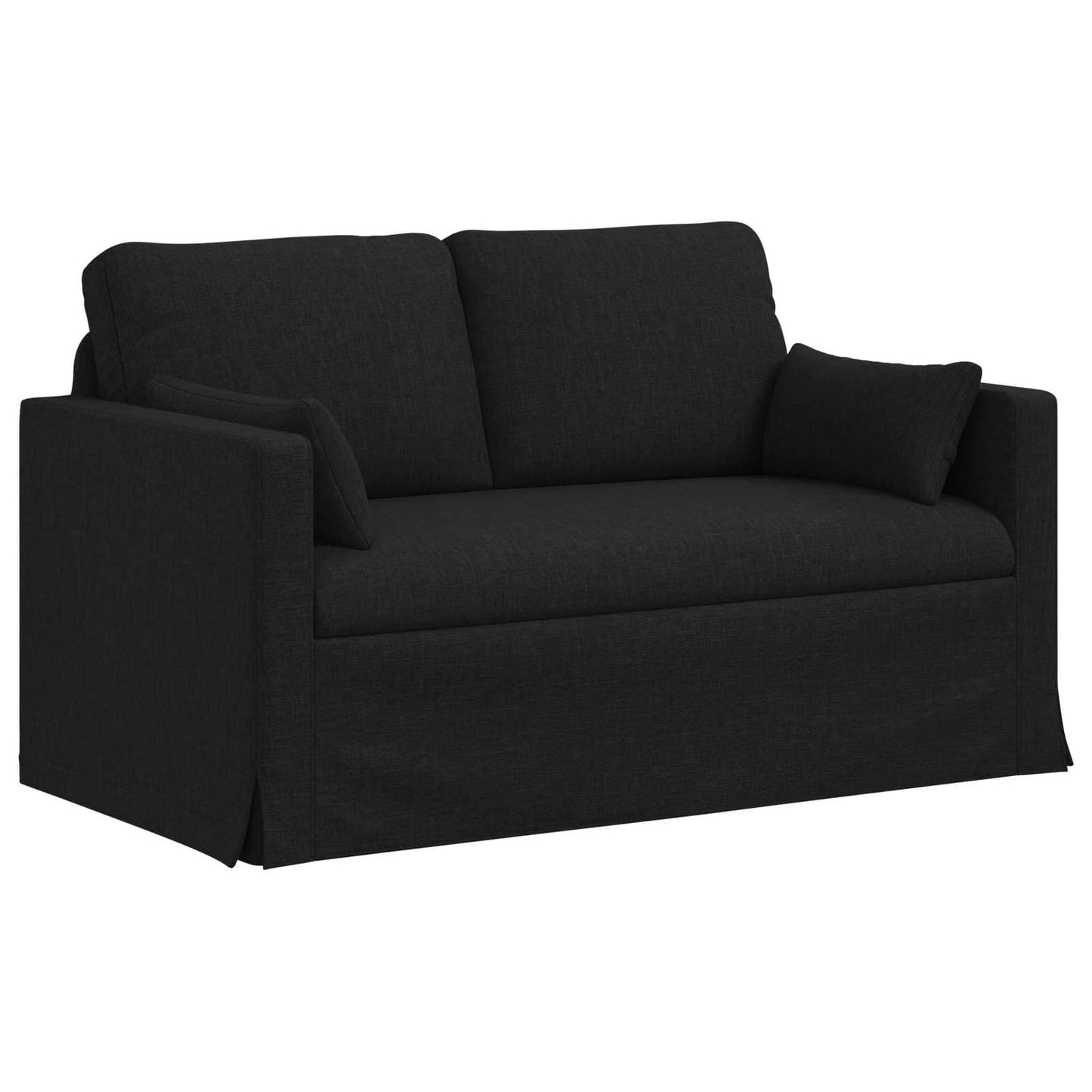 Bank Zwart 139 x 78 x 80 cm Stof is nu te koop bij PeponiXL, paradijselijk wonen!