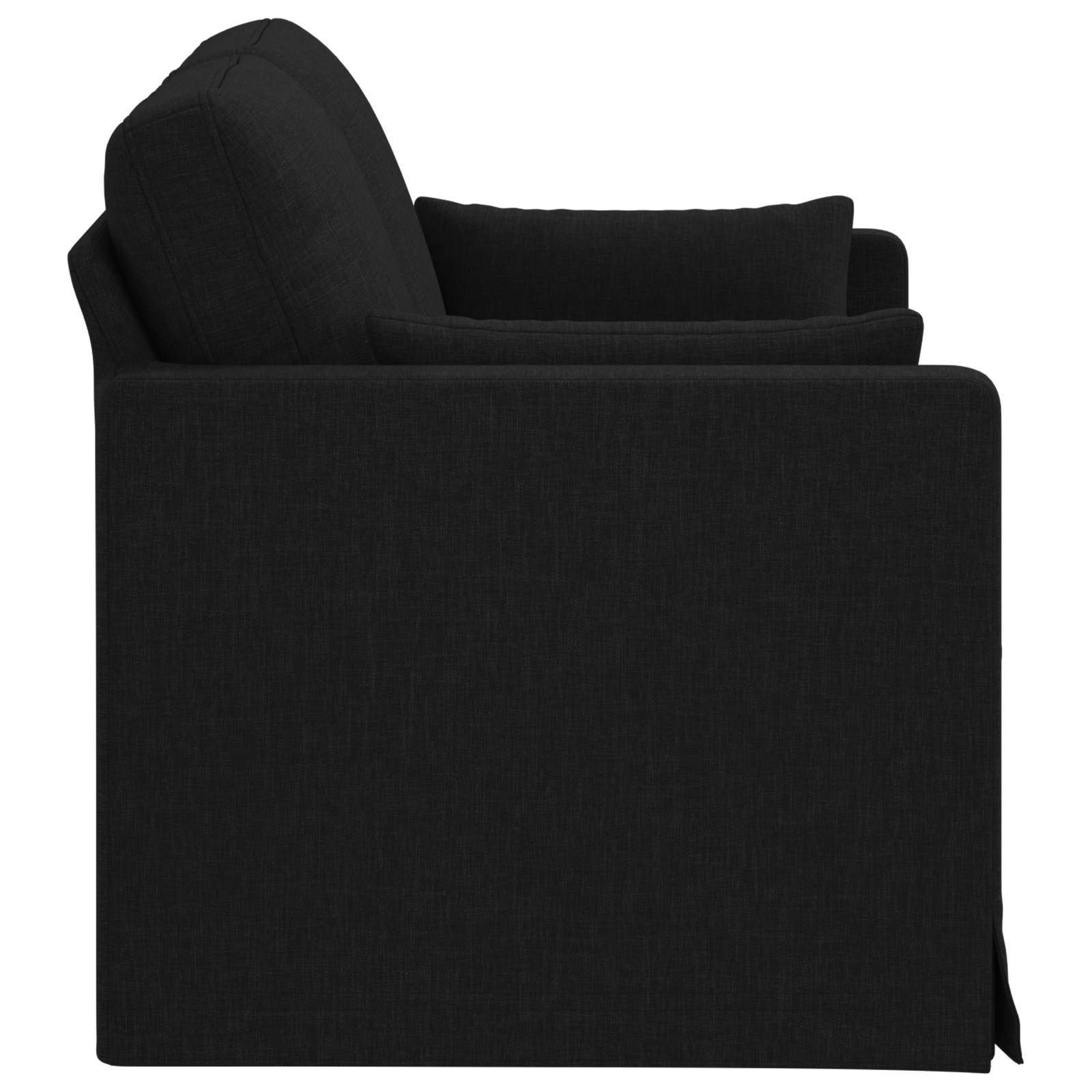 Bank Zwart 139 x 78 x 80 cm Stof is nu te koop bij PeponiXL, paradijselijk wonen!