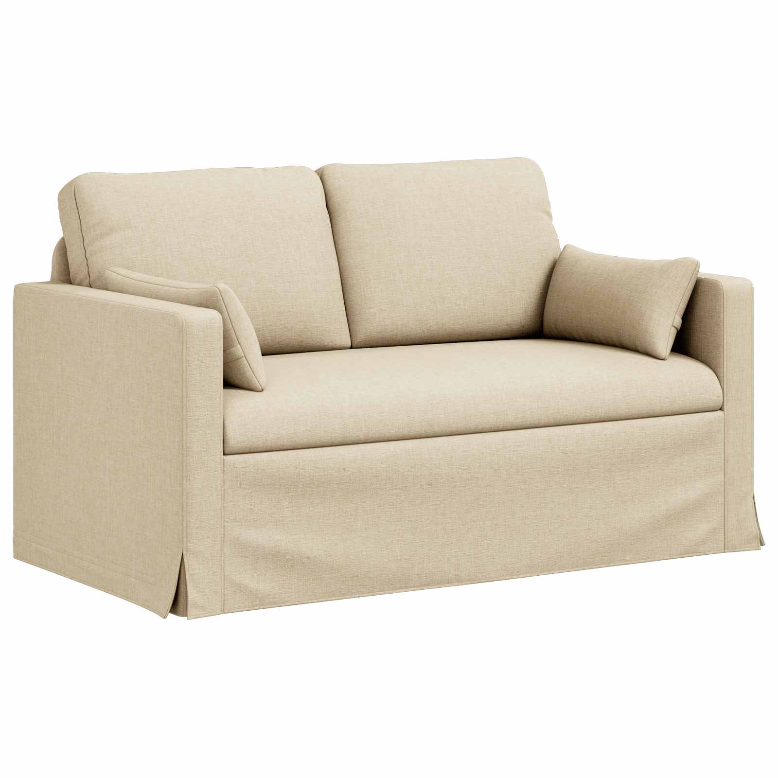 Bank Crème 139 x 78 x 80 cm Stof is nu te koop bij PeponiXL, paradijselijk wonen!