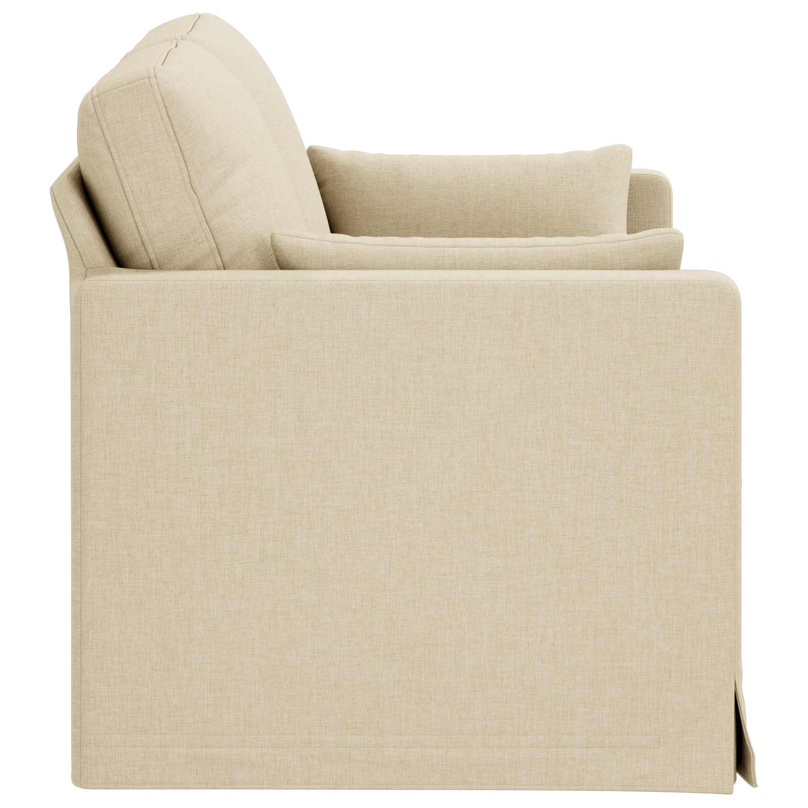 Bank Crème 139 x 78 x 80 cm Stof is nu te koop bij PeponiXL, paradijselijk wonen!