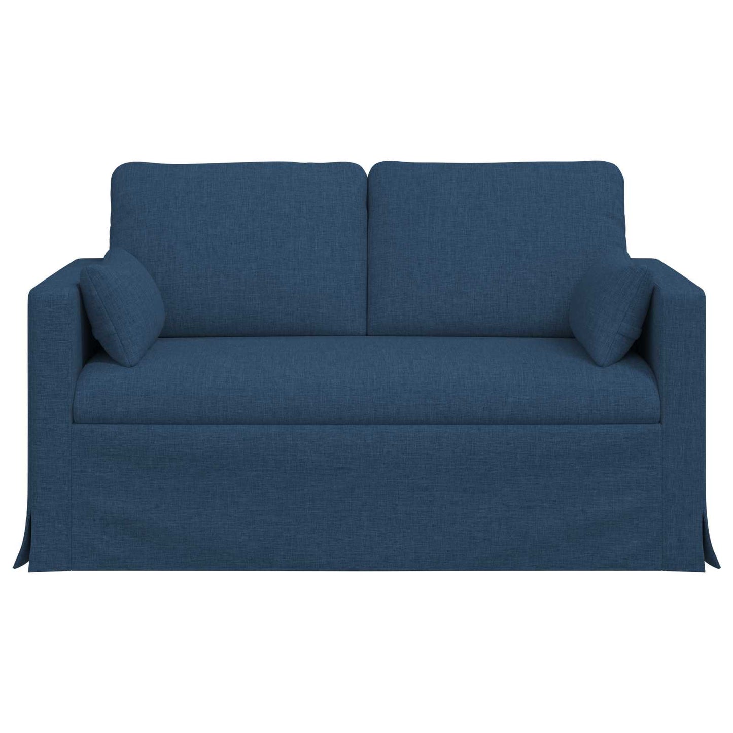 Bank Blauw 139 x 78 x 80 cm Stof is nu te koop bij PeponiXL, paradijselijk wonen!