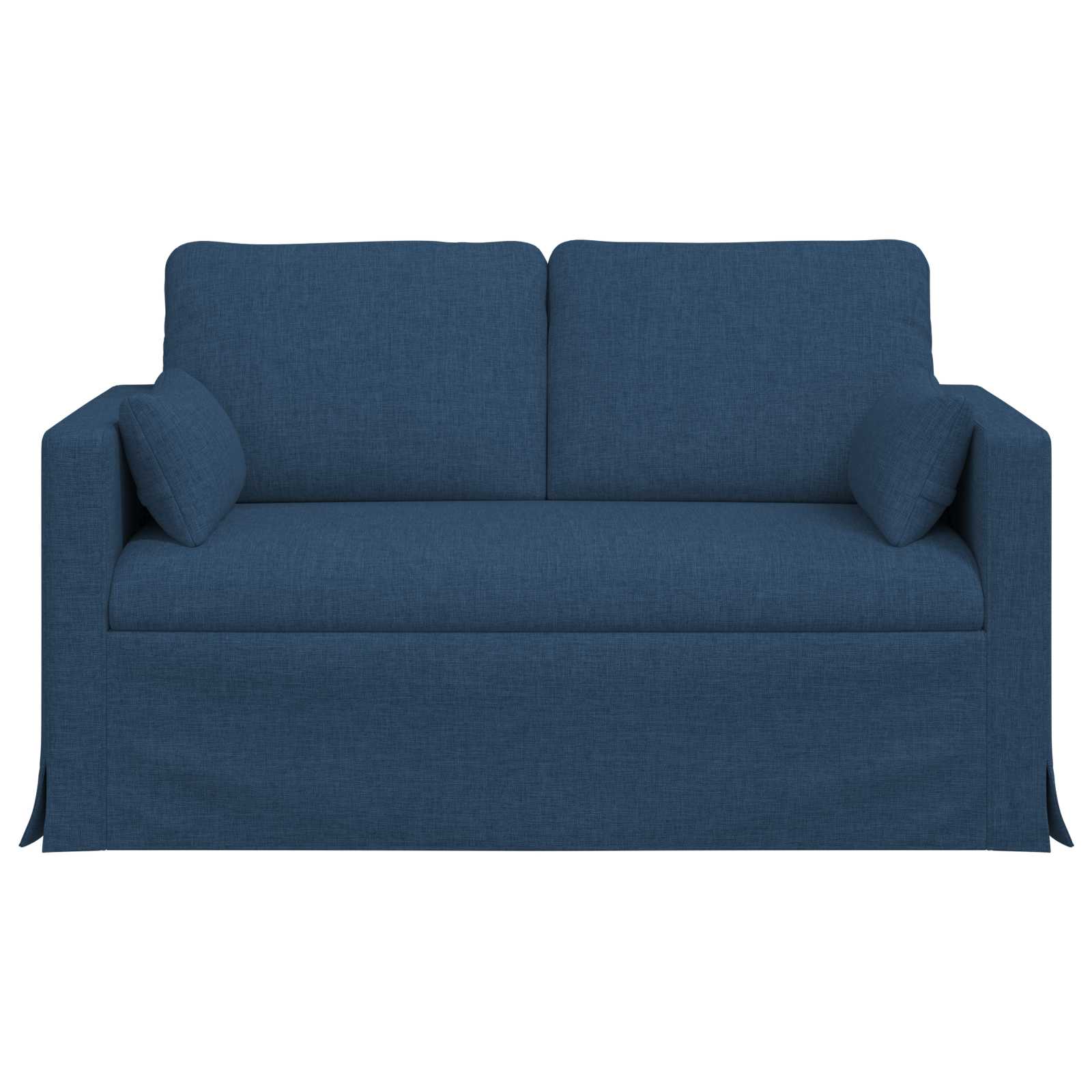 Bank Blauw 139 x 78 x 80 cm Stof is nu te koop bij PeponiXL, paradijselijk wonen!