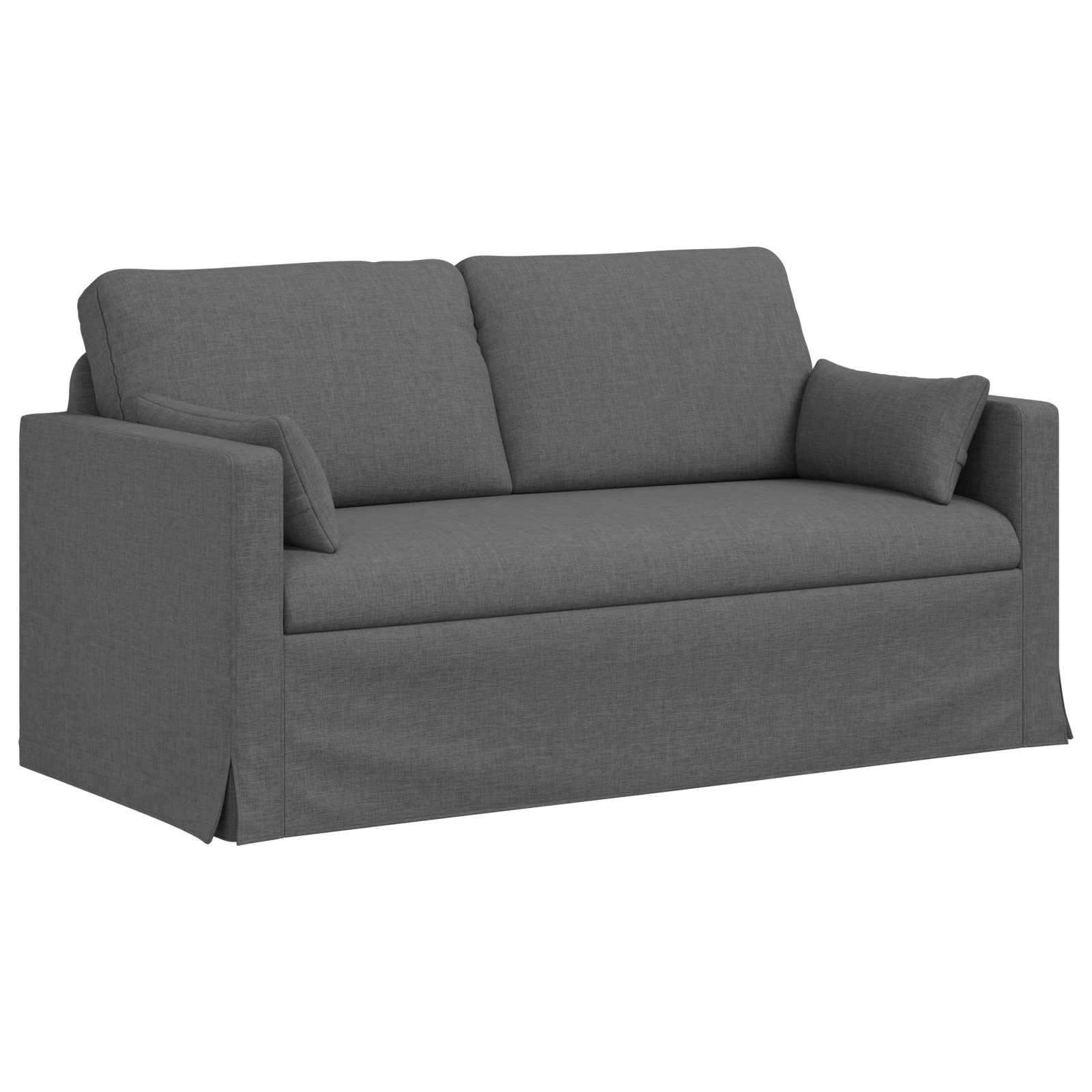 Bank Donkergrijs 158 x 78 x 80 cm Stof is nu te koop bij PeponiXL, paradijselijk wonen!