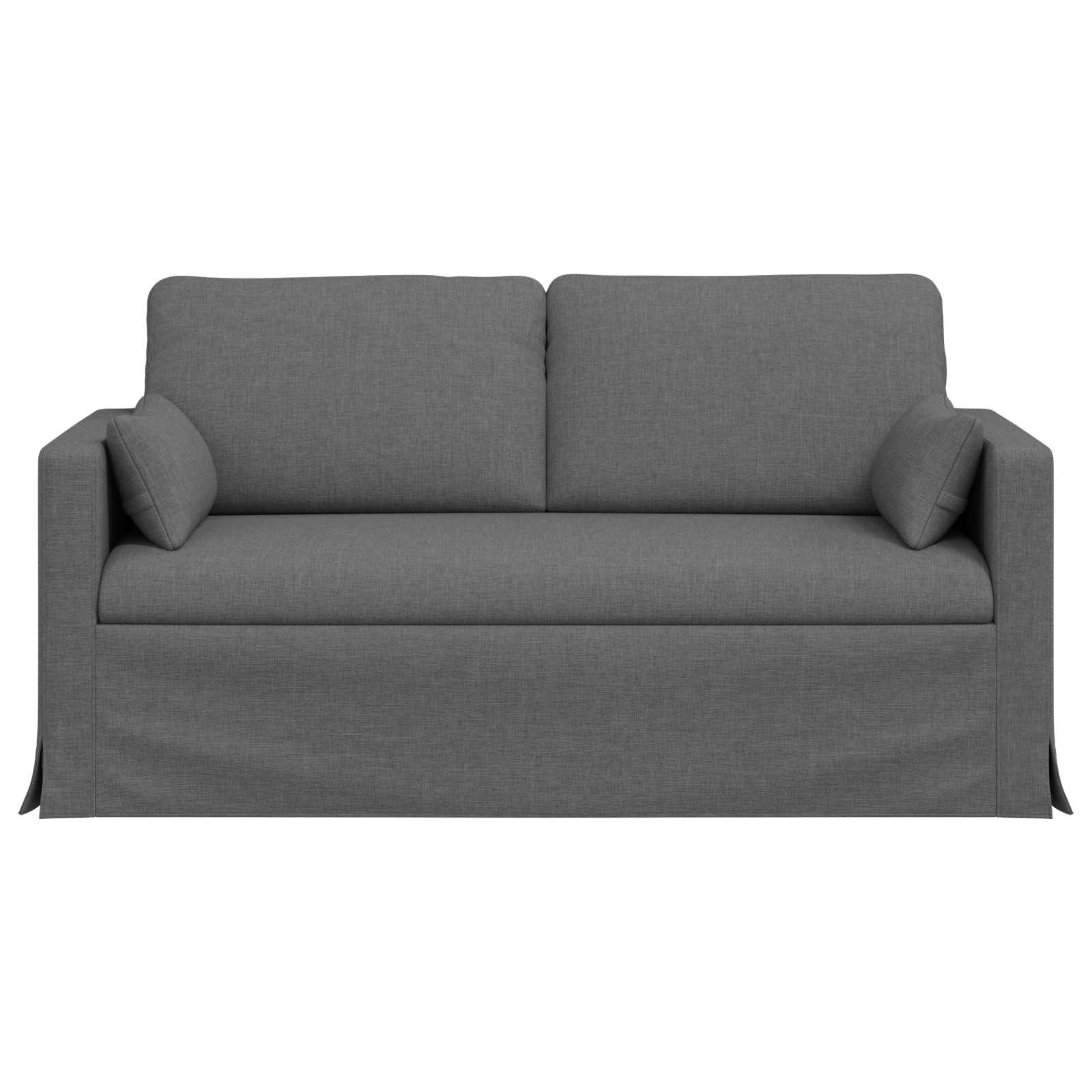 Bank Donkergrijs 158 x 78 x 80 cm Stof is nu te koop bij PeponiXL, paradijselijk wonen!