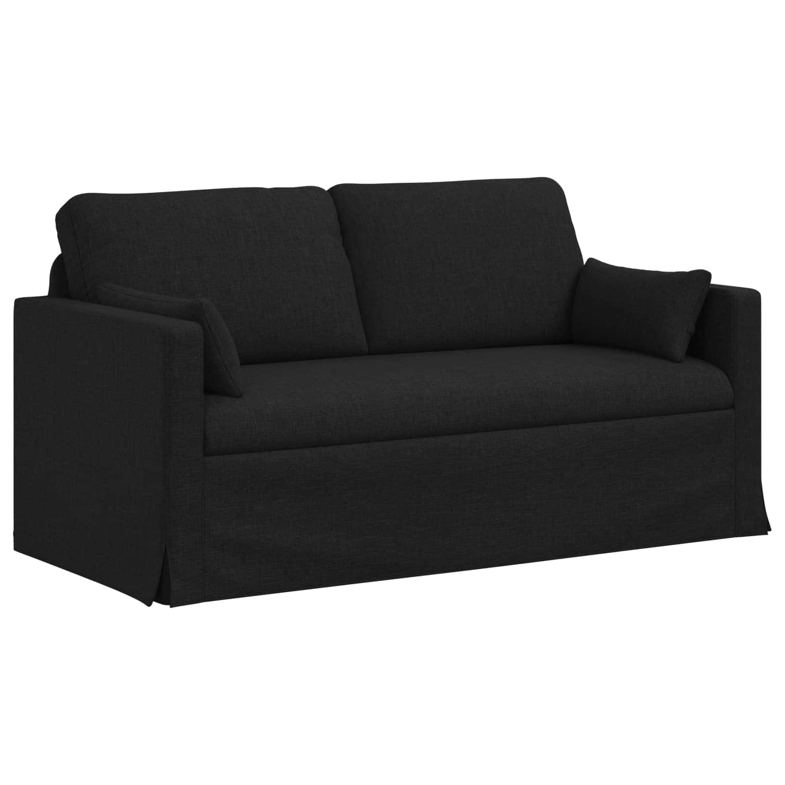Bank Zwart 158 x 78 x 80 cm Stof is nu te koop bij PeponiXL, paradijselijk wonen!