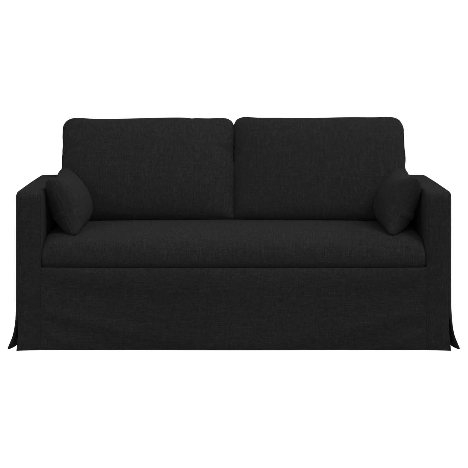 Bank Zwart 158 x 78 x 80 cm Stof is nu te koop bij PeponiXL, paradijselijk wonen!