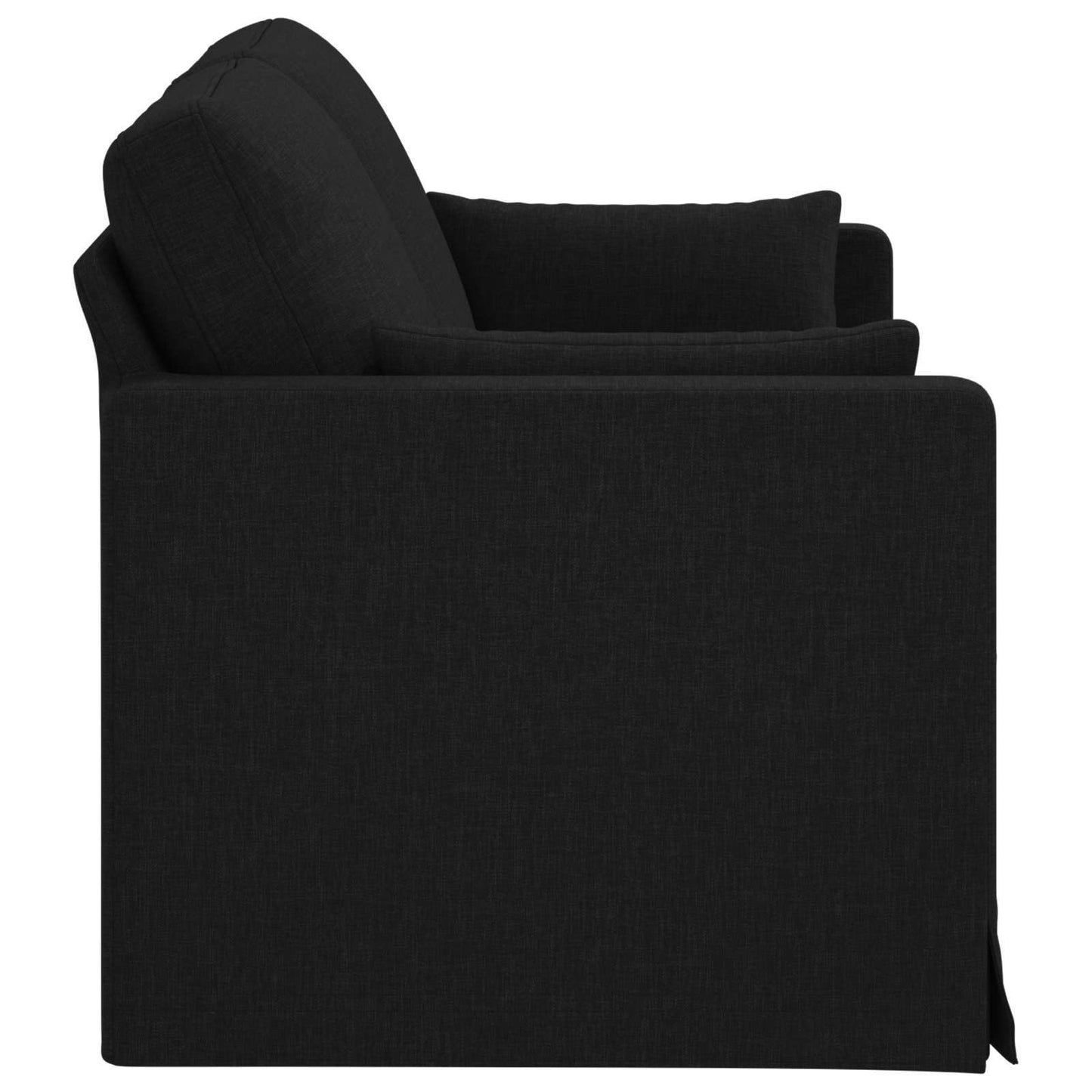 Bank Zwart 158 x 78 x 80 cm Stof is nu te koop bij PeponiXL, paradijselijk wonen!