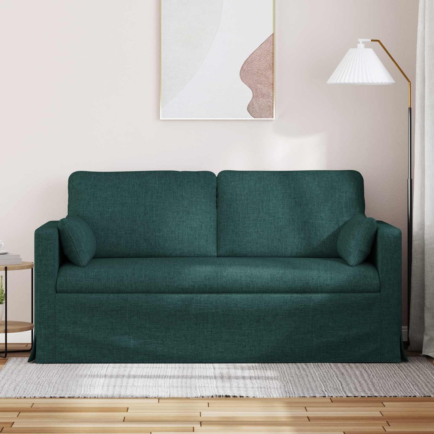 Bank Donkergroen 158 x 78 x 80 cm Stof is nu te koop bij PeponiXL, paradijselijk wonen!