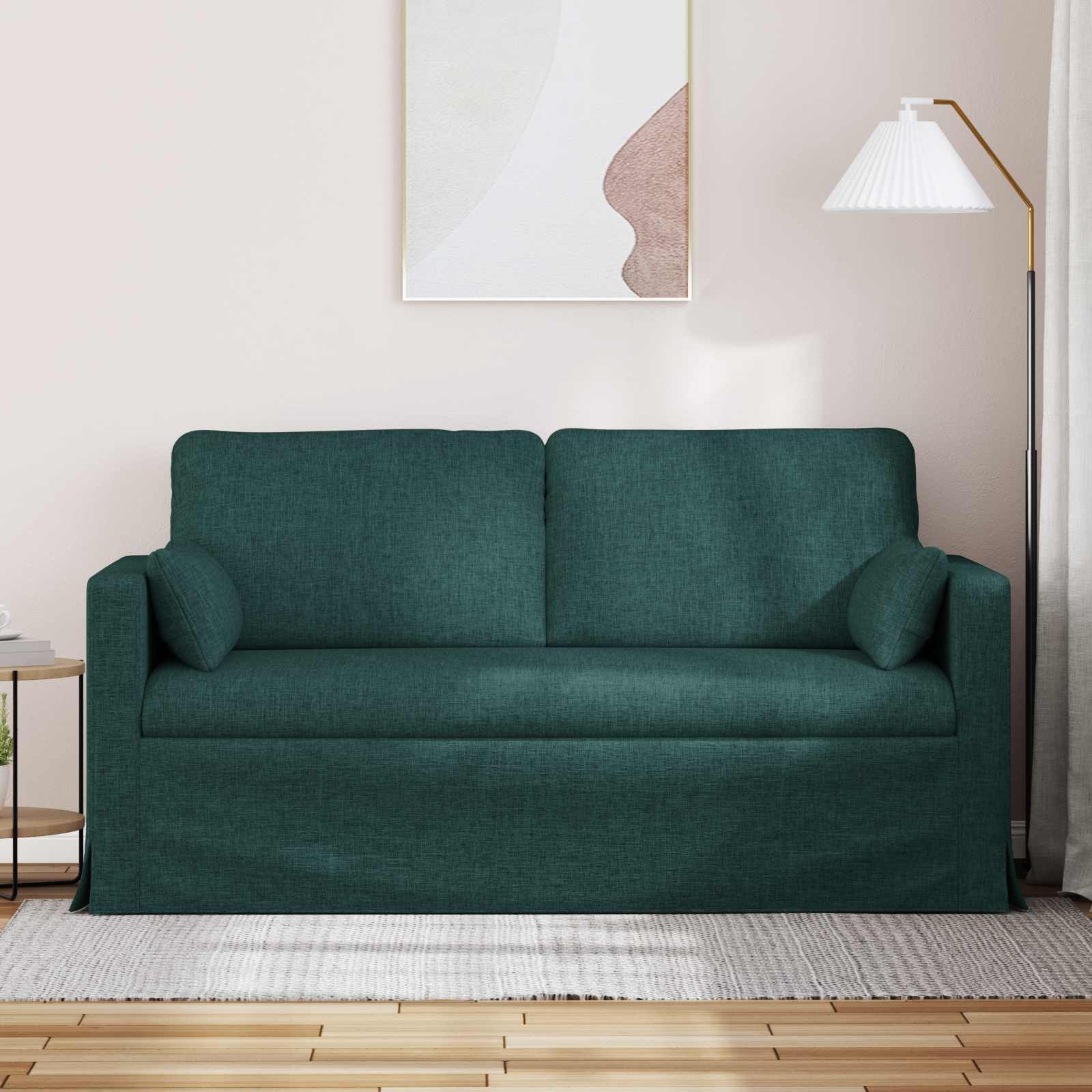 Bank Donkergroen 158 x 78 x 80 cm Stof is nu te koop bij PeponiXL, paradijselijk wonen!