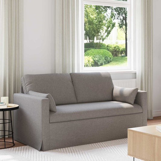 Bank Taupe 158 x 78 x 80 cm Stof is nu te koop bij PeponiXL, paradijselijk wonen!