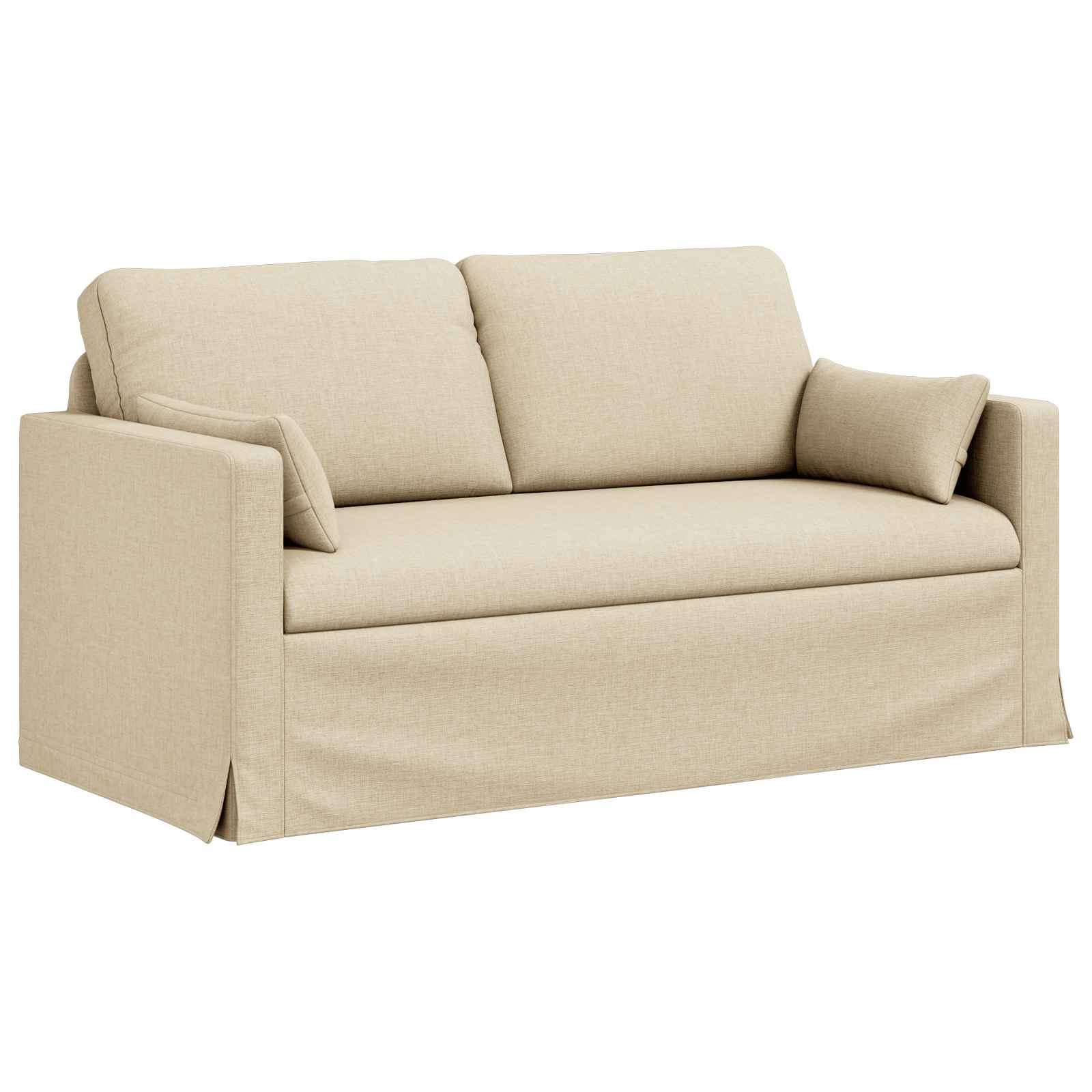 Bank Crème 158 x 78 x 80 cm Stof is nu te koop bij PeponiXL, paradijselijk wonen!