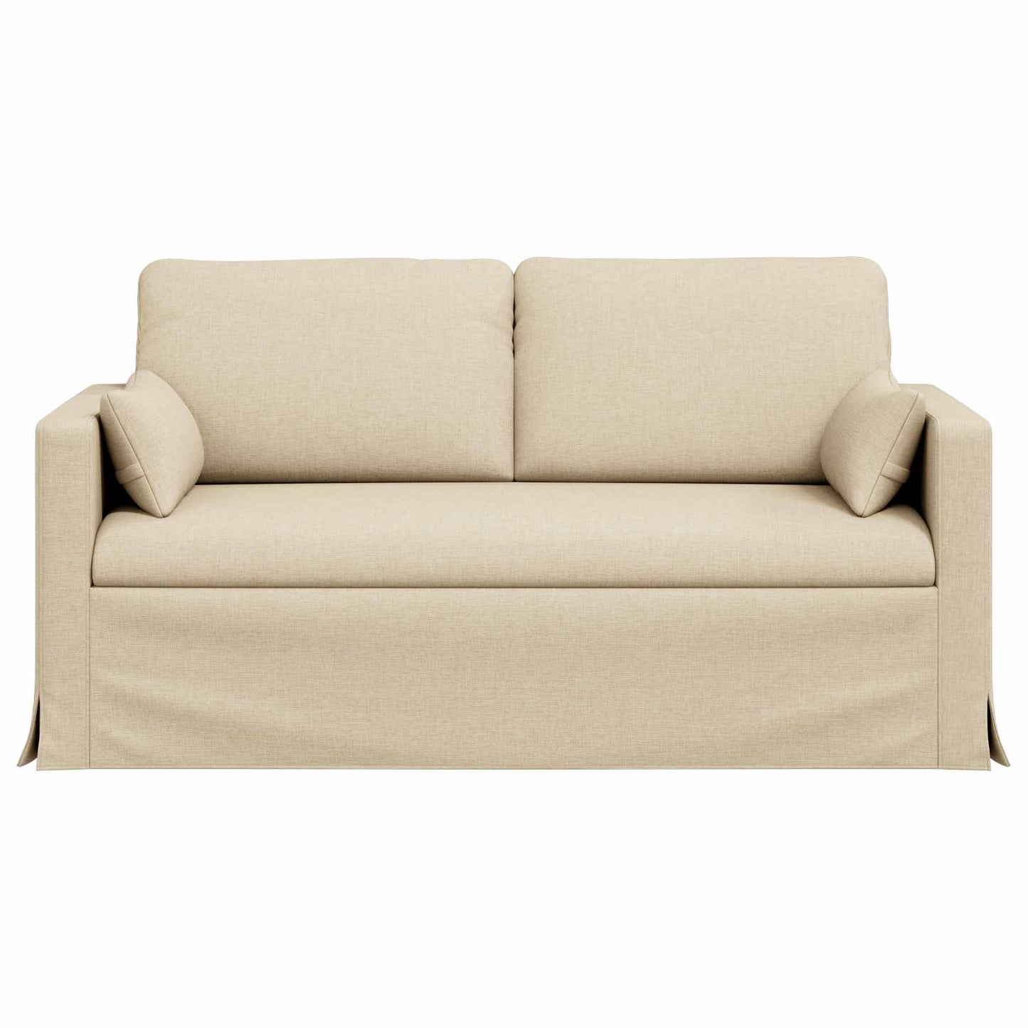 Bank Crème 158 x 78 x 80 cm Stof is nu te koop bij PeponiXL, paradijselijk wonen!