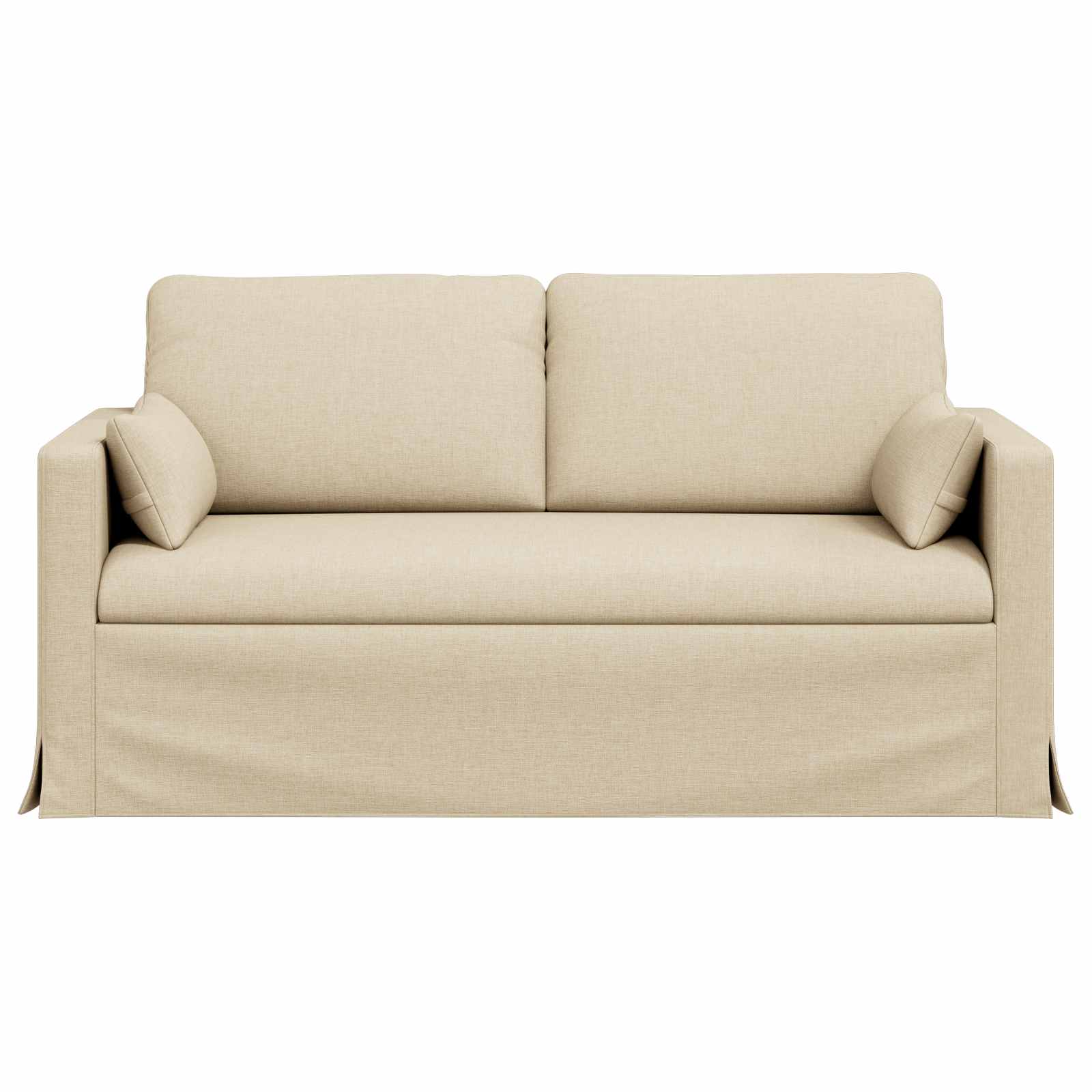 Bank Crème 158 x 78 x 80 cm Stof is nu te koop bij PeponiXL, paradijselijk wonen!