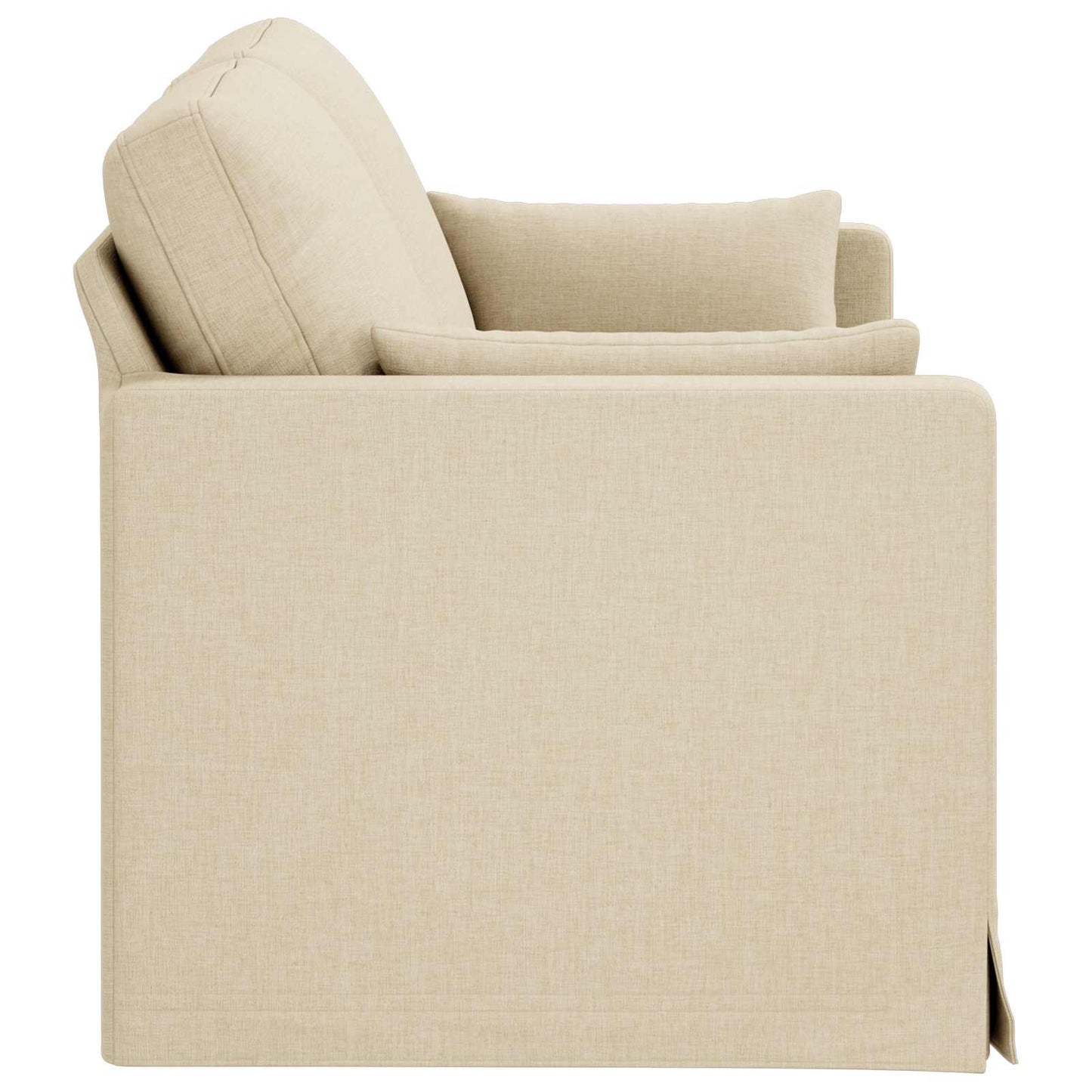 Bank Crème 158 x 78 x 80 cm Stof is nu te koop bij PeponiXL, paradijselijk wonen!
