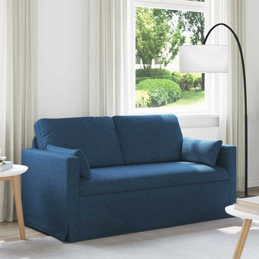 Bank Blauw 158 x 78 x 80 cm Stof is nu te koop bij PeponiXL, paradijselijk wonen!
