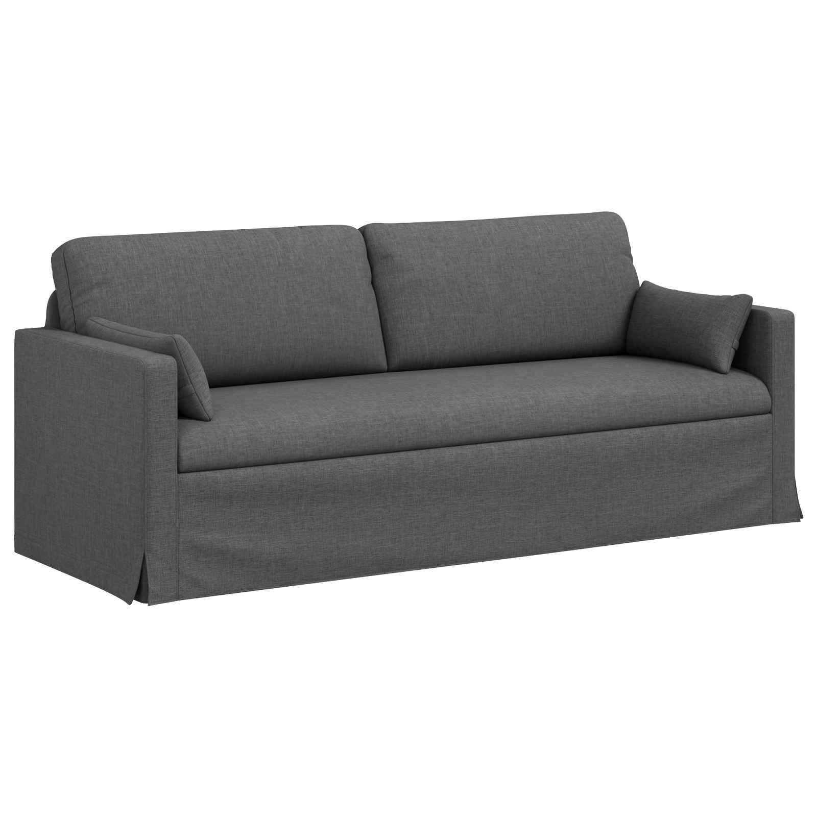 Bank Donkergrijs 198 x 78 x 80 cm Stof is nu te koop bij PeponiXL, paradijselijk wonen!