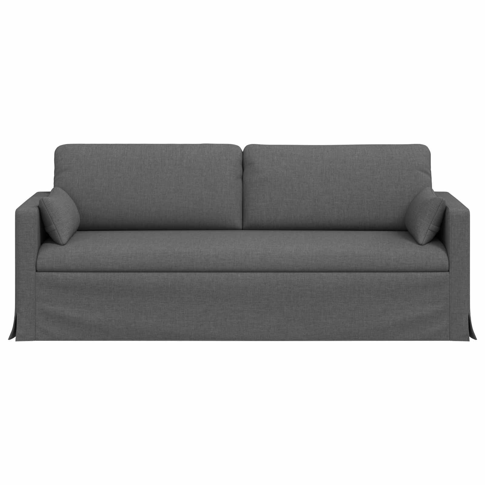 Bank Donkergrijs 198 x 78 x 80 cm Stof is nu te koop bij PeponiXL, paradijselijk wonen!
