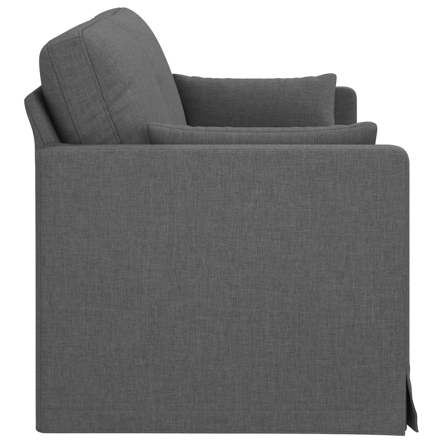 Bank Donkergrijs 198 x 78 x 80 cm Stof is nu te koop bij PeponiXL, paradijselijk wonen!