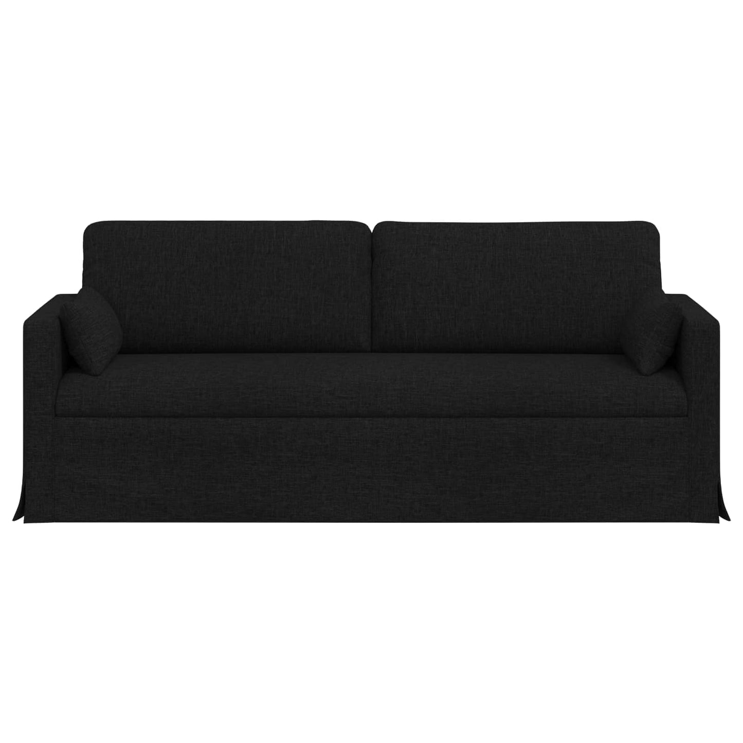 Bank Zwart 198 x 78 x 80 cm Stof is nu te koop bij PeponiXL, paradijselijk wonen!