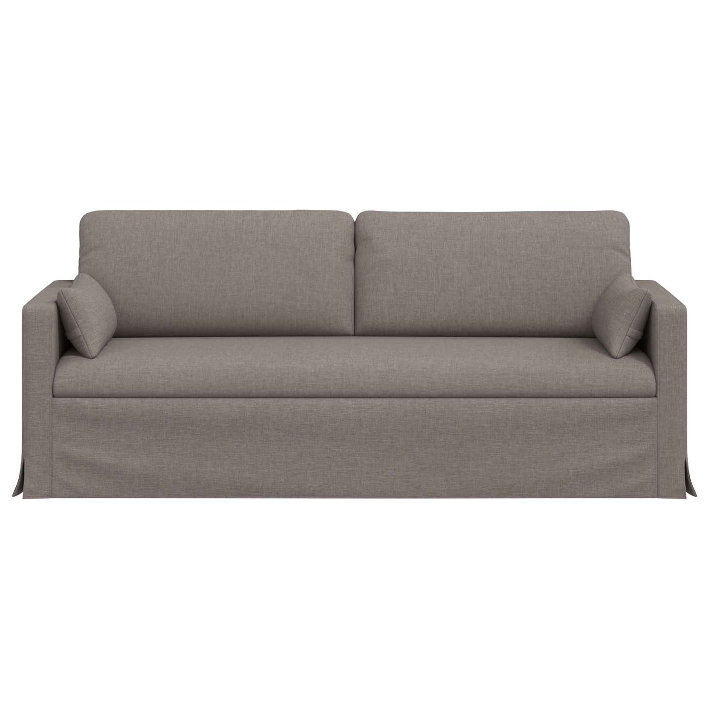 Bank Taupe 198 x 78 x 80 cm Stof is nu te koop bij PeponiXL, paradijselijk wonen!