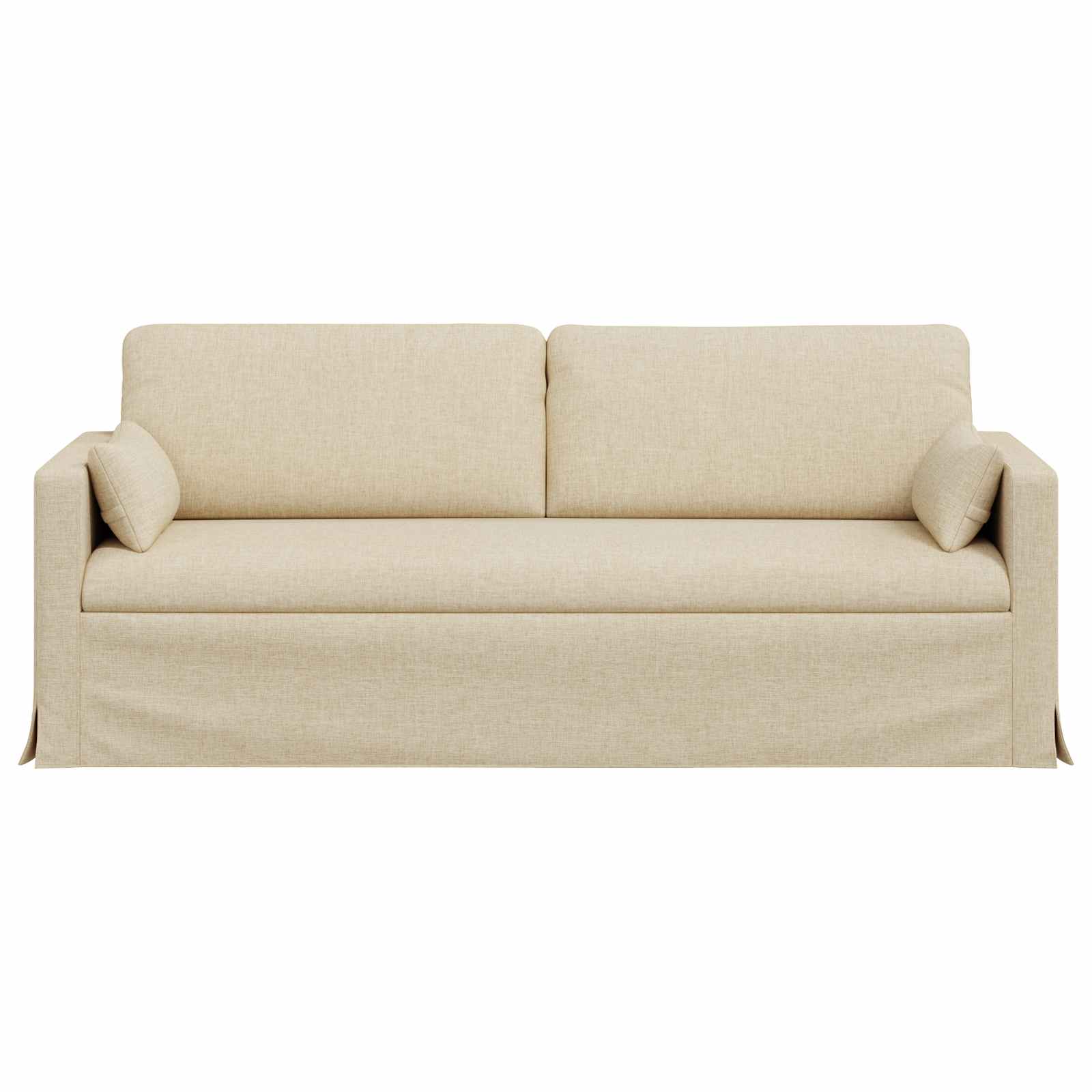 Bank Crème 198 x 78 x 80 cm Stof is nu te koop bij PeponiXL, paradijselijk wonen!