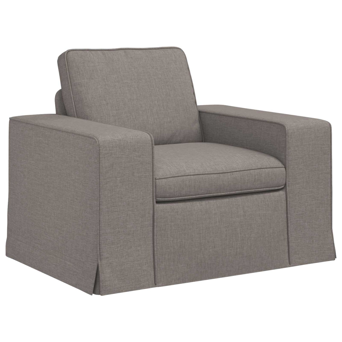 Bank Taupe 103 x 80 x 82 cm Stof is nu te koop bij PeponiXL, paradijselijk wonen!