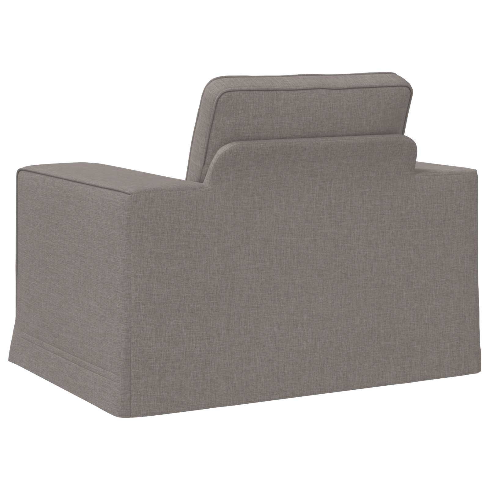 Bank Taupe 103 x 80 x 82 cm Stof is nu te koop bij PeponiXL, paradijselijk wonen!