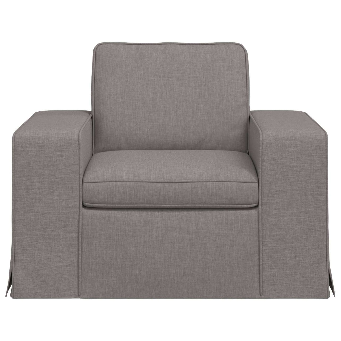 Bank Taupe 103 x 80 x 82 cm Stof is nu te koop bij PeponiXL, paradijselijk wonen!
