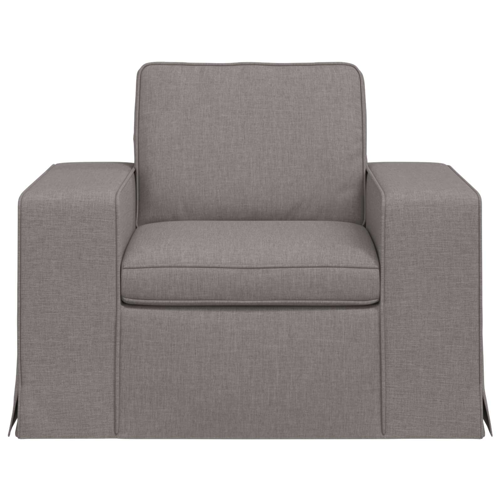 Bank Taupe 103 x 80 x 82 cm Stof is nu te koop bij PeponiXL, paradijselijk wonen!