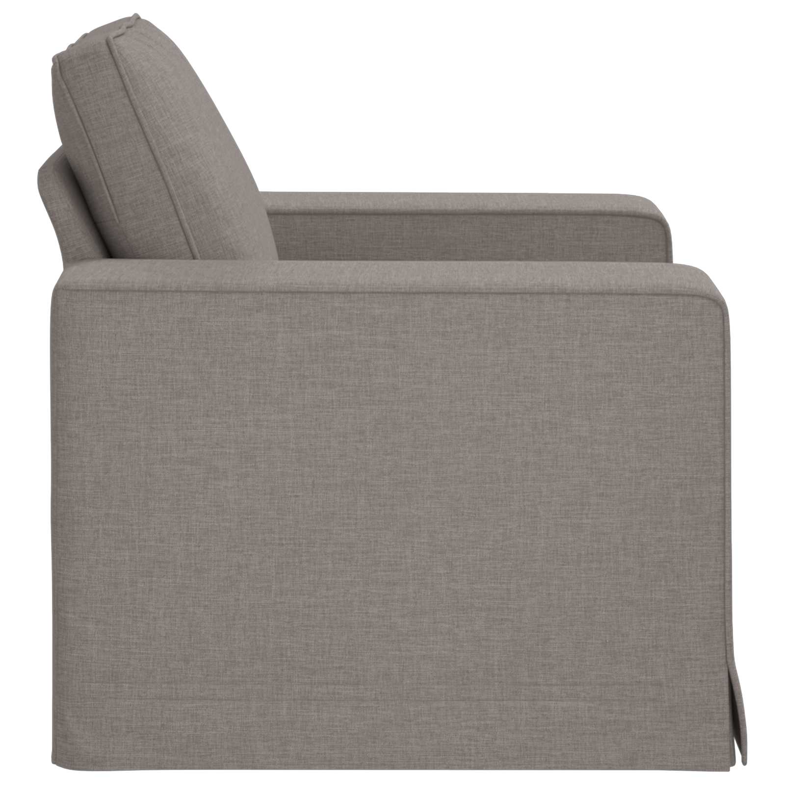Bank Taupe 103 x 80 x 82 cm Stof is nu te koop bij PeponiXL, paradijselijk wonen!