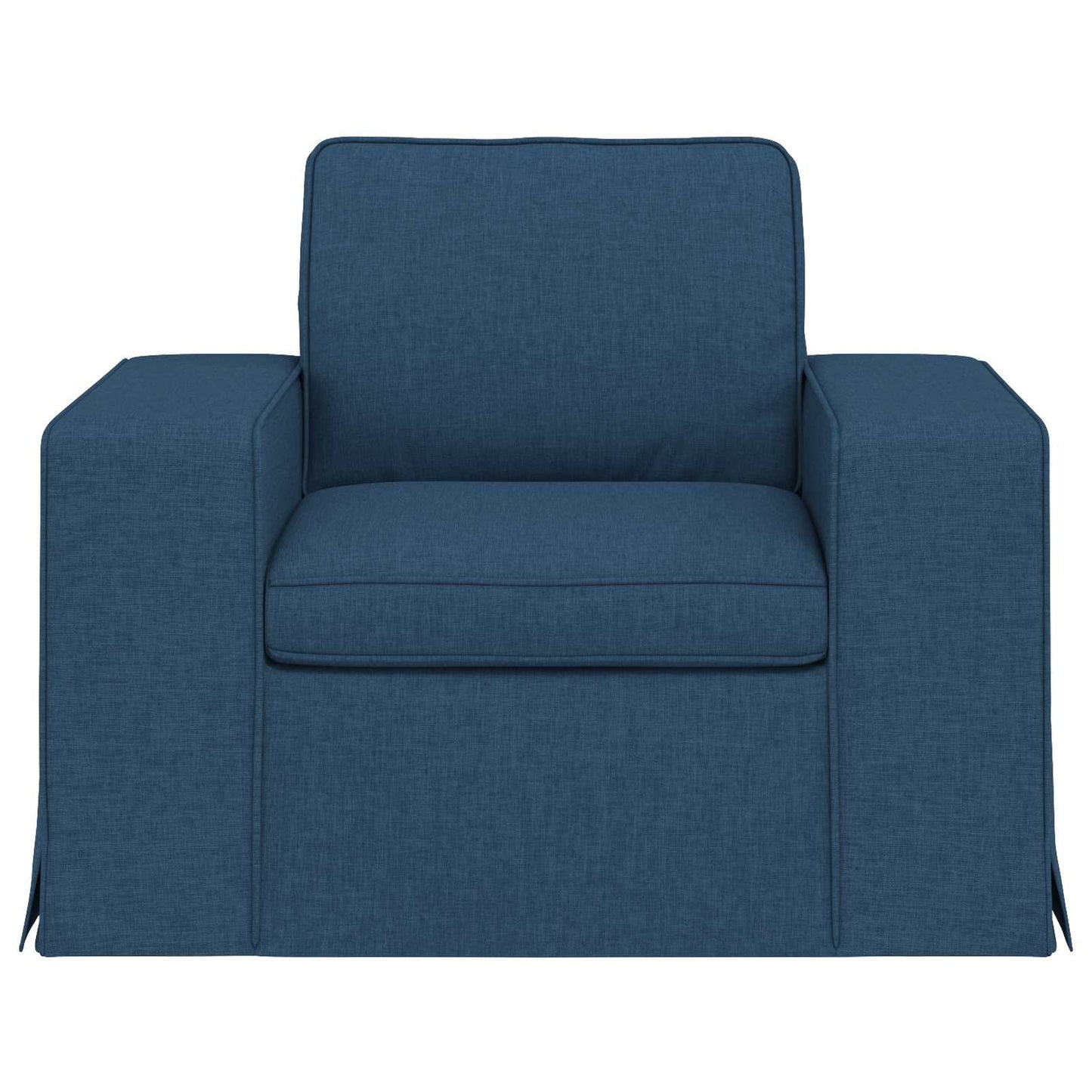 Bank Blauw 103 x 80 x 82 cm Stof is nu te koop bij PeponiXL, paradijselijk wonen!
