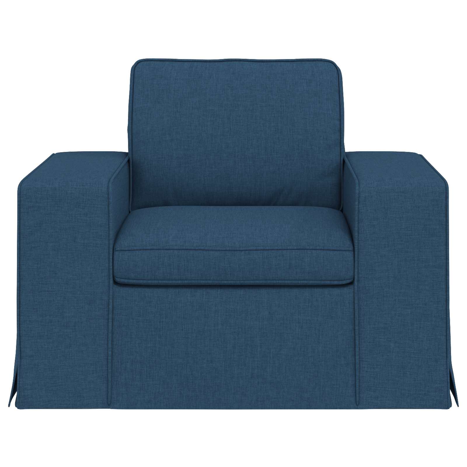 Bank Blauw 103 x 80 x 82 cm Stof is nu te koop bij PeponiXL, paradijselijk wonen!