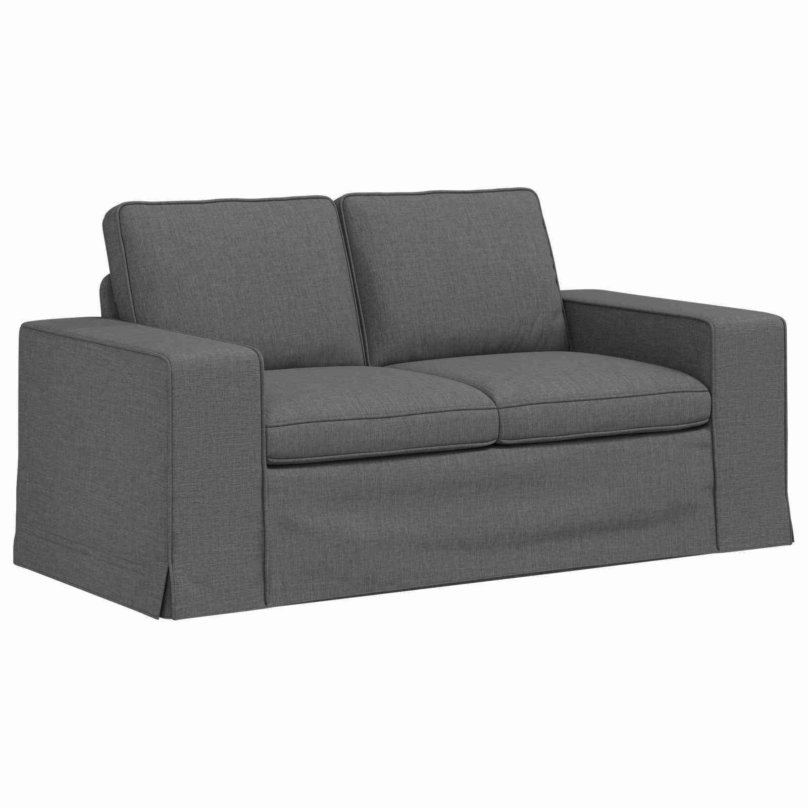 Bank Donkergrijs 162 x 80 x 82 cm Stof is nu te koop bij PeponiXL, paradijselijk wonen!