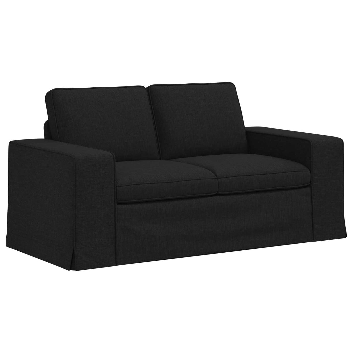 Bank Zwart 162 x 80 x 82 cm Stof is nu te koop bij PeponiXL, paradijselijk wonen!