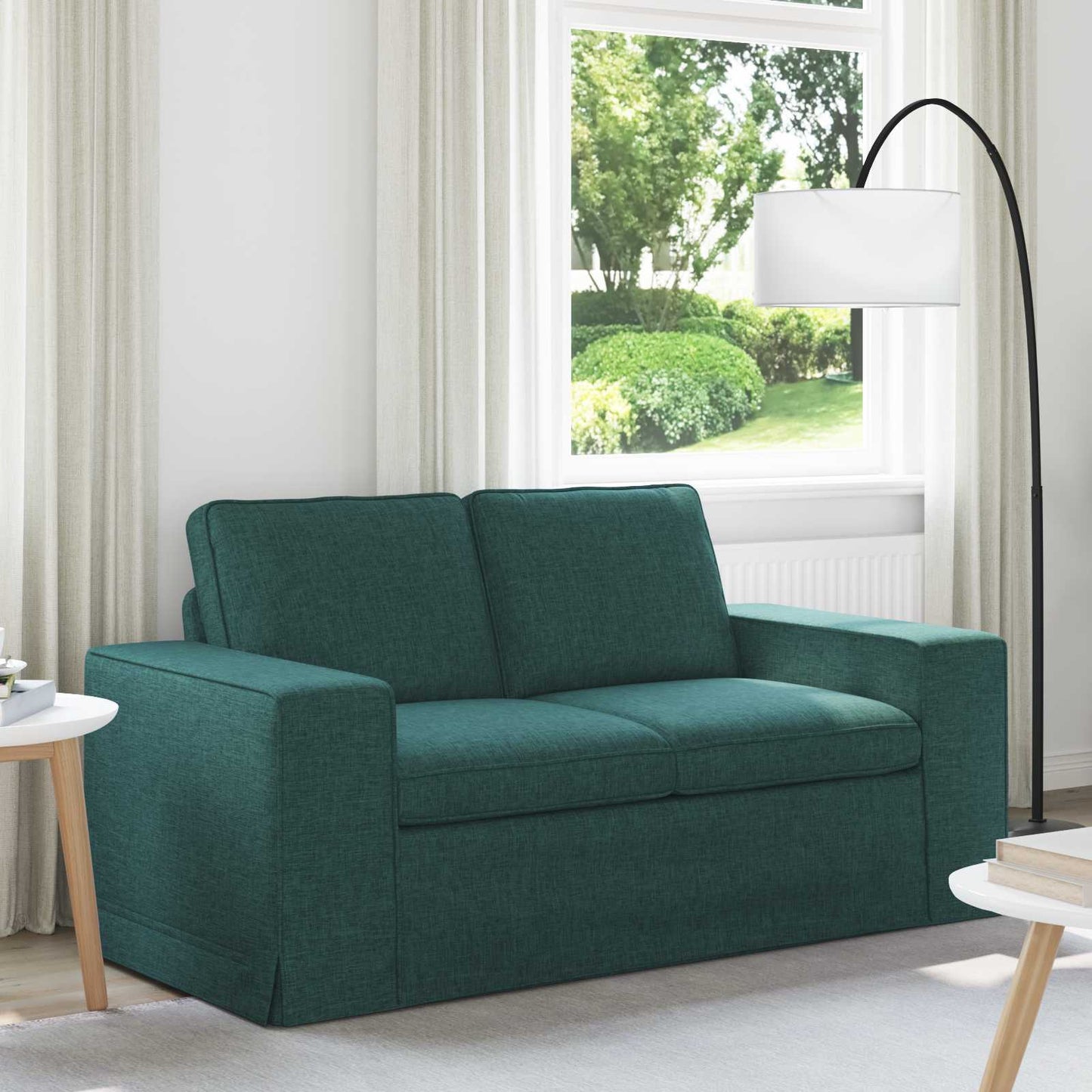 Bank Donkergroen 162 x 80 x 82 cm Stof is nu te koop bij PeponiXL, paradijselijk wonen!