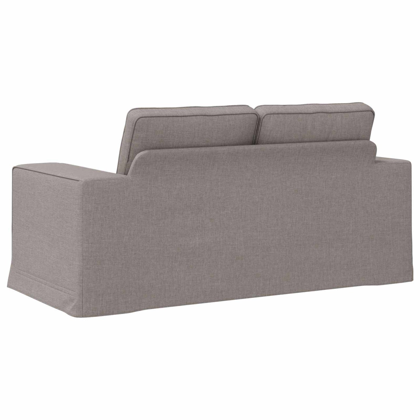 Bank Taupe 162 x 80 x 82 cm Stof is nu te koop bij PeponiXL, paradijselijk wonen!