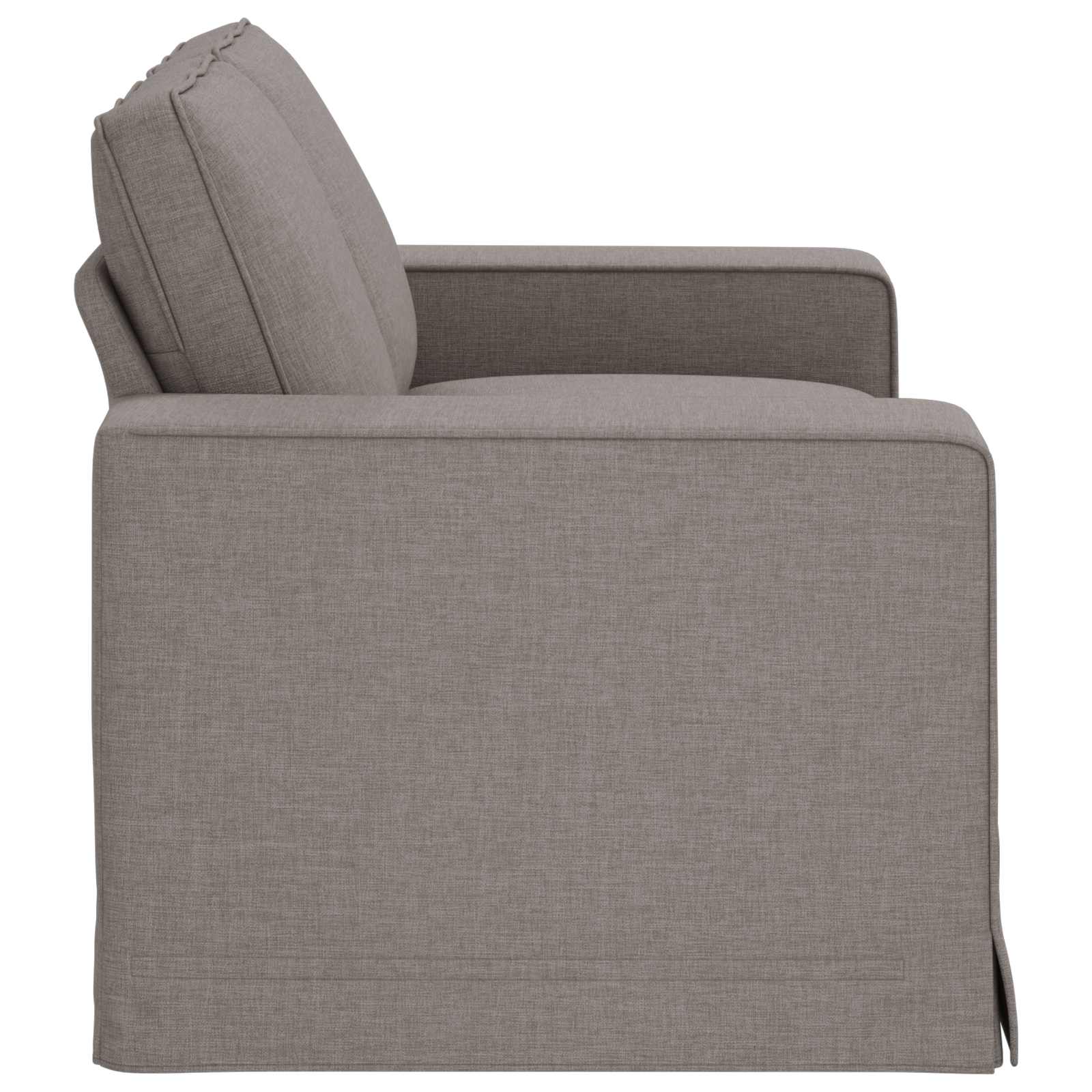 Bank Taupe 162 x 80 x 82 cm Stof is nu te koop bij PeponiXL, paradijselijk wonen!