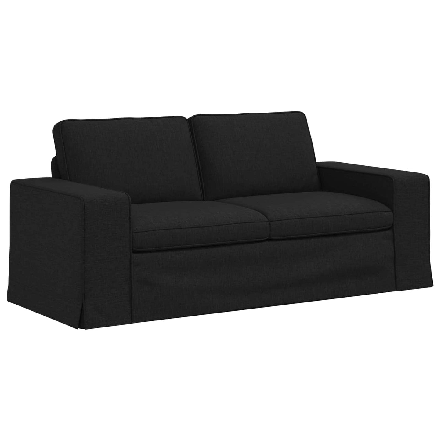 Bank Zwart 182 x 80 x 82 cm Stof is nu te koop bij PeponiXL, paradijselijk wonen!