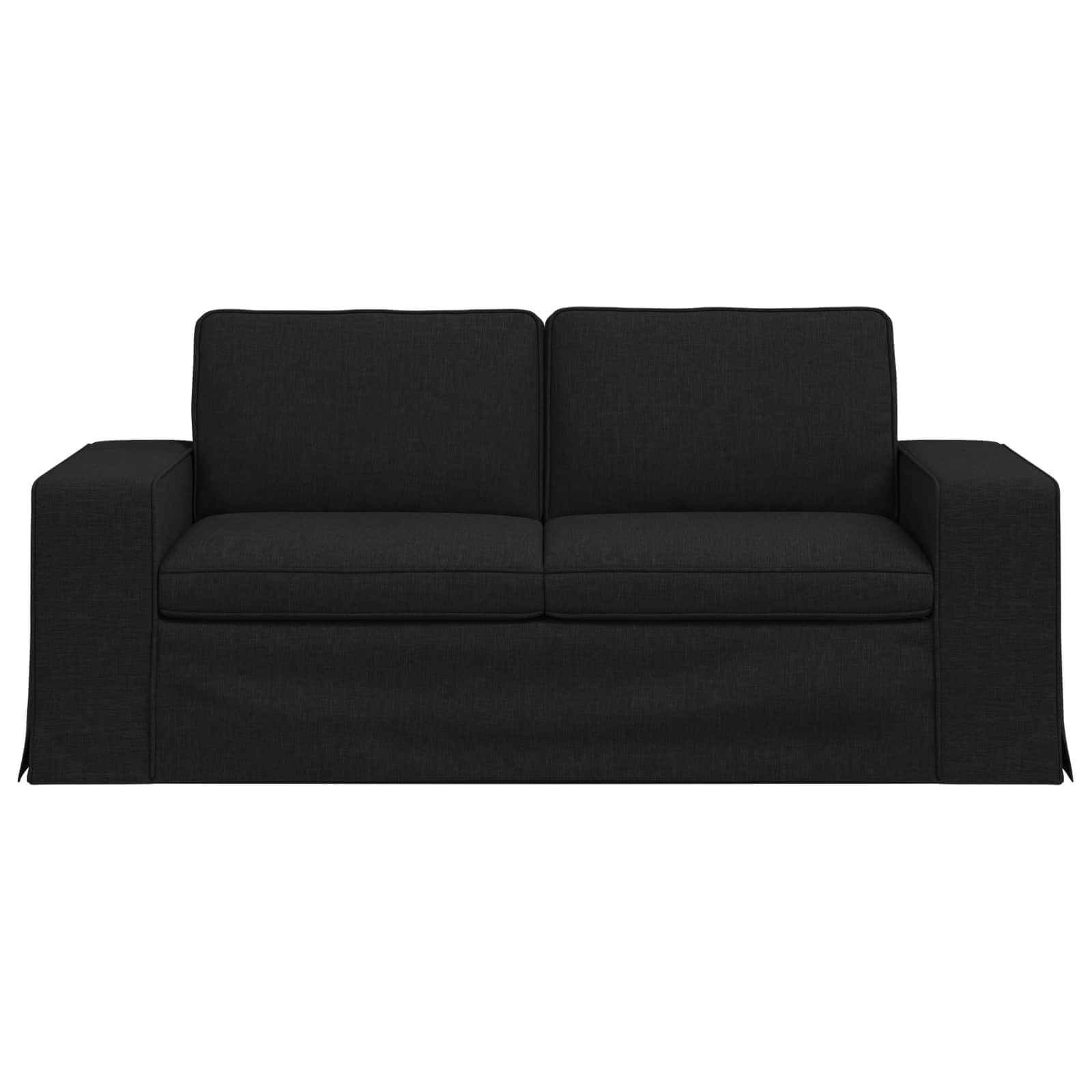 Bank Zwart 182 x 80 x 82 cm Stof is nu te koop bij PeponiXL, paradijselijk wonen!