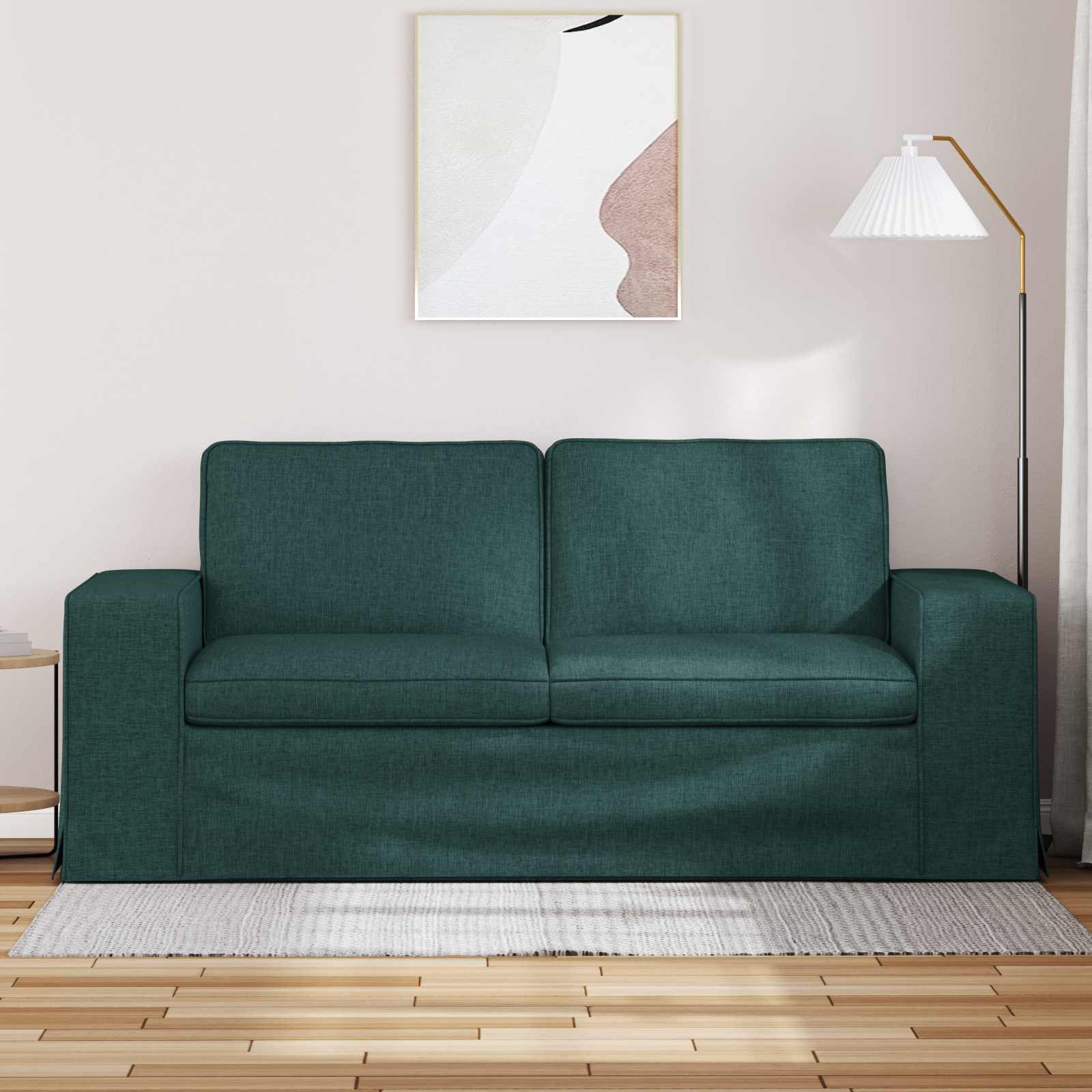 Bank Donkergroen 182 x 80 x 82 cm Stof is nu te koop bij PeponiXL, paradijselijk wonen!
