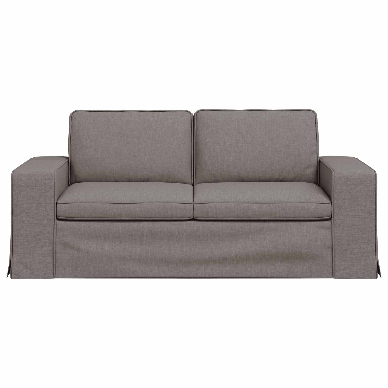 Bank Taupe 182 x 80 x 82 cm Stof is nu te koop bij PeponiXL, paradijselijk wonen!