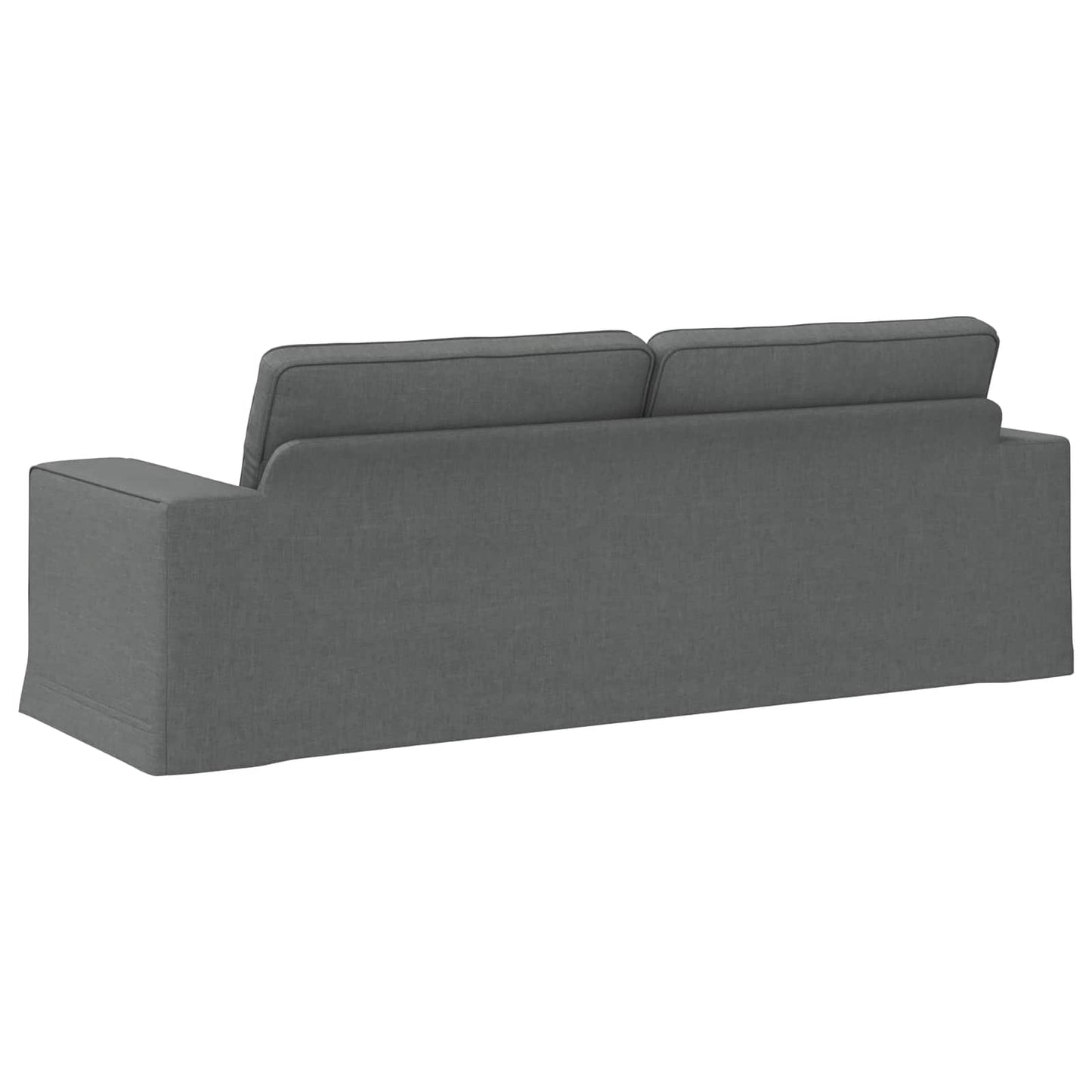 Bank Donkergrijs 222 x 80 x 82 cm Stof is nu te koop bij PeponiXL, paradijselijk wonen!