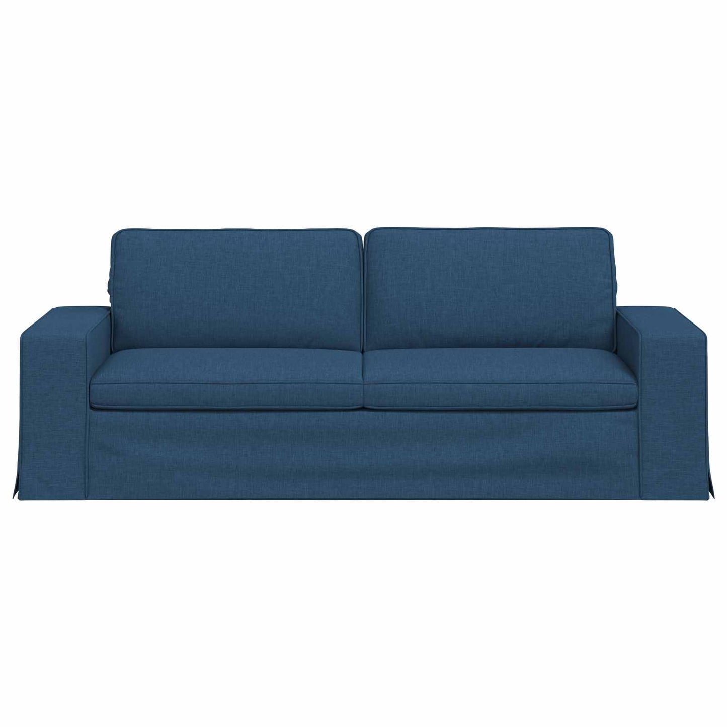 Bank Blauw 222 x 80 x 82 cm Stof is nu te koop bij PeponiXL, paradijselijk wonen!