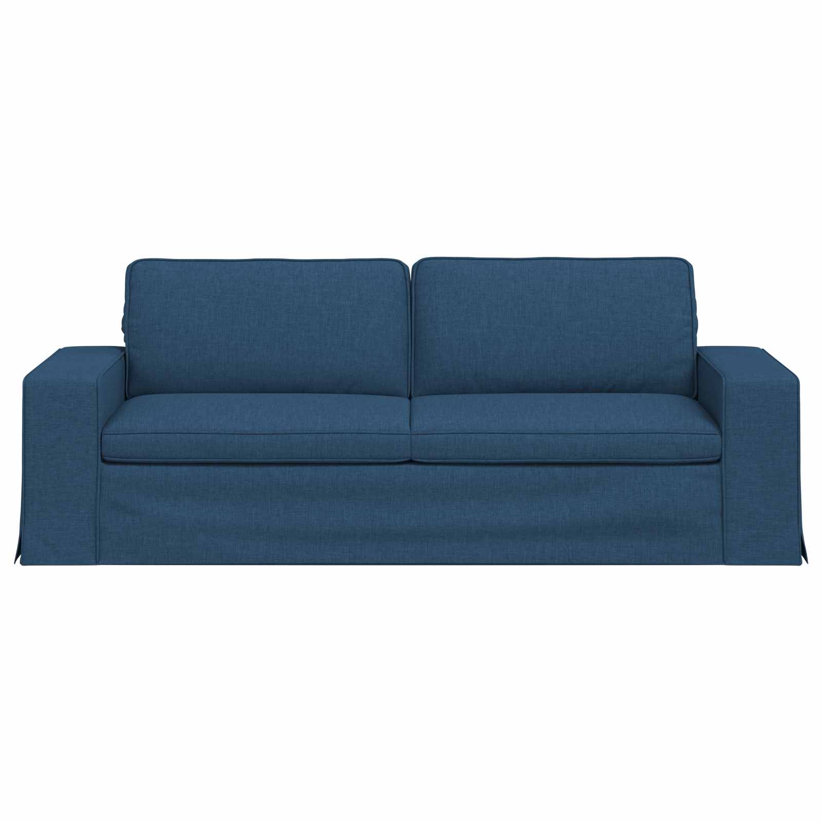 Bank Blauw 222 x 80 x 82 cm Stof is nu te koop bij PeponiXL, paradijselijk wonen!